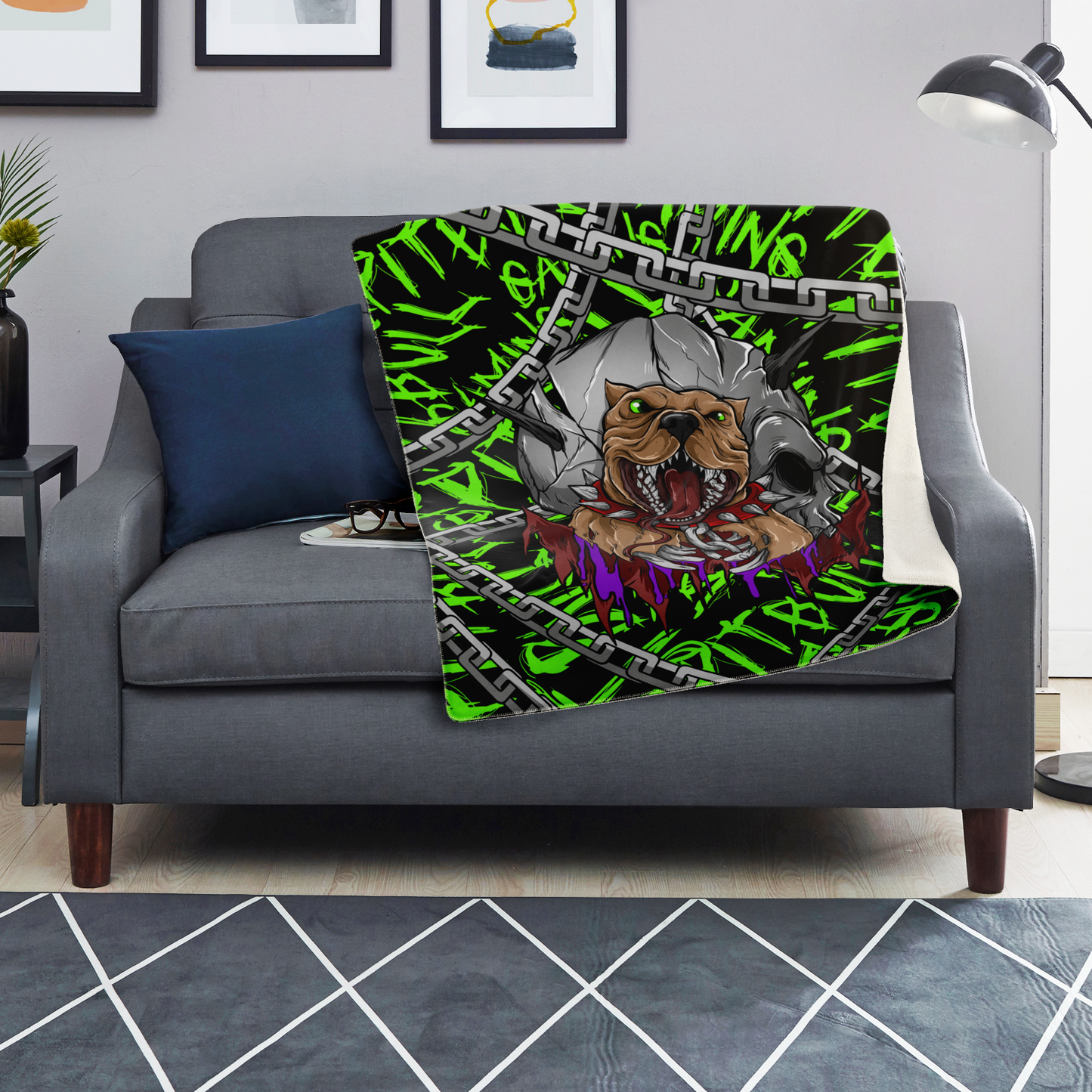 Pitbull Gaming Microfleece Blanket
