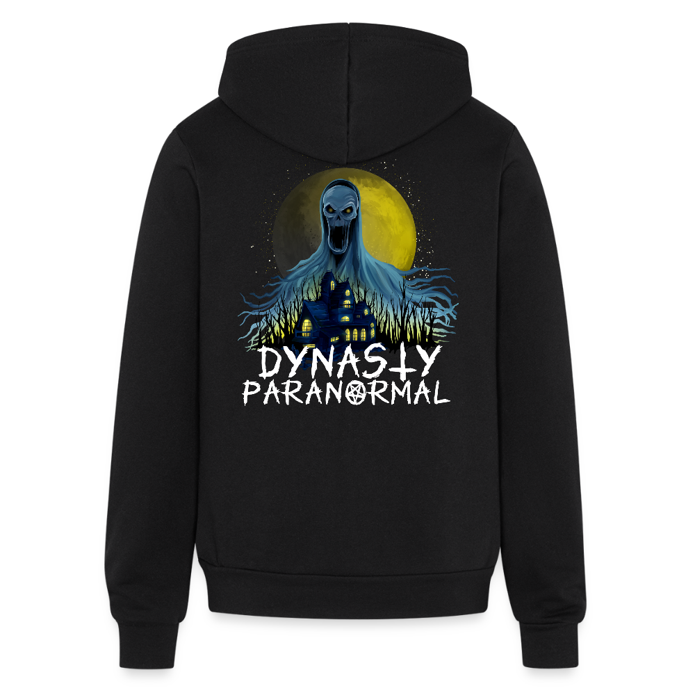 Adult 'Dynasty Paranormal' Zipped Hoodie - black