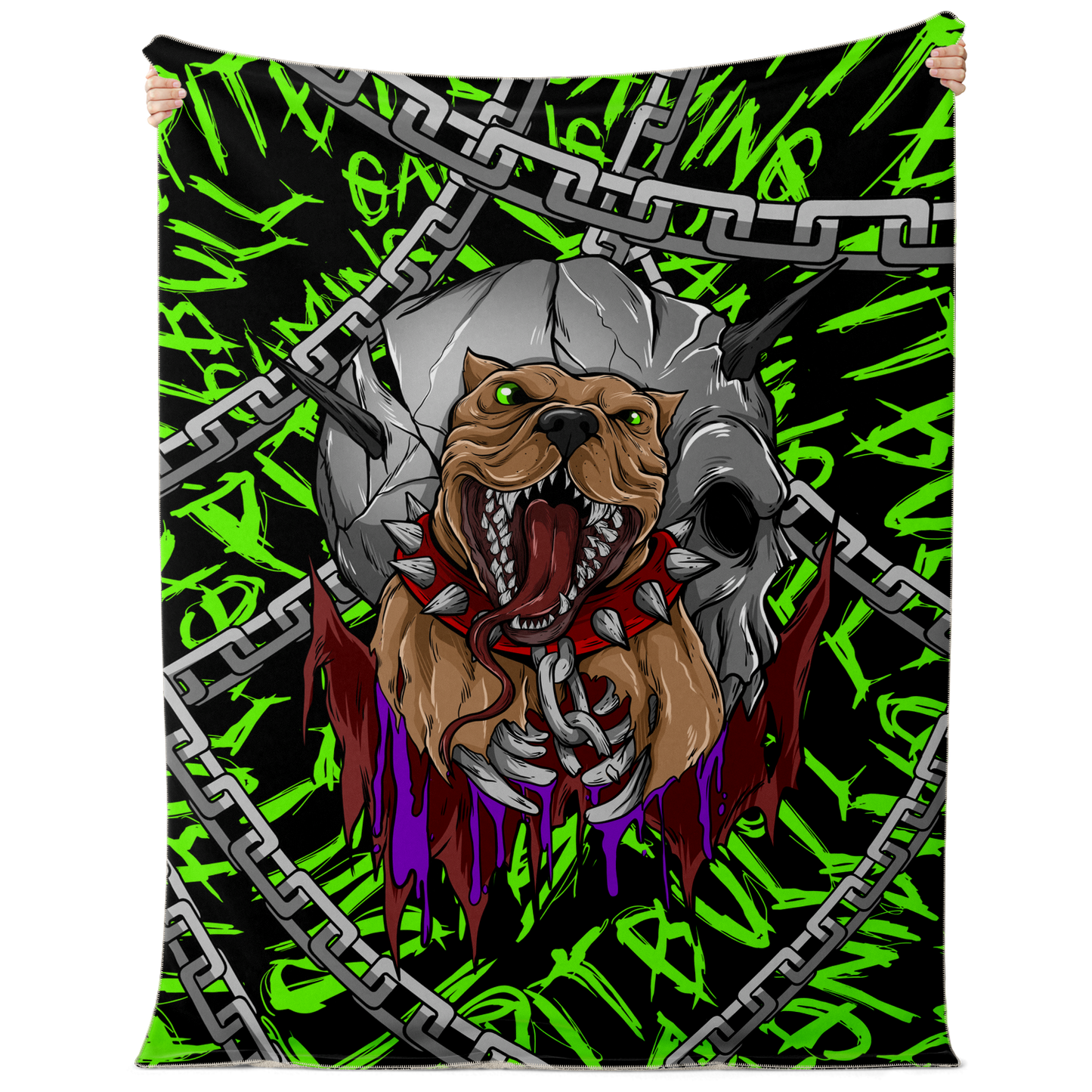 Pitbull Gaming Microfleece Blanket