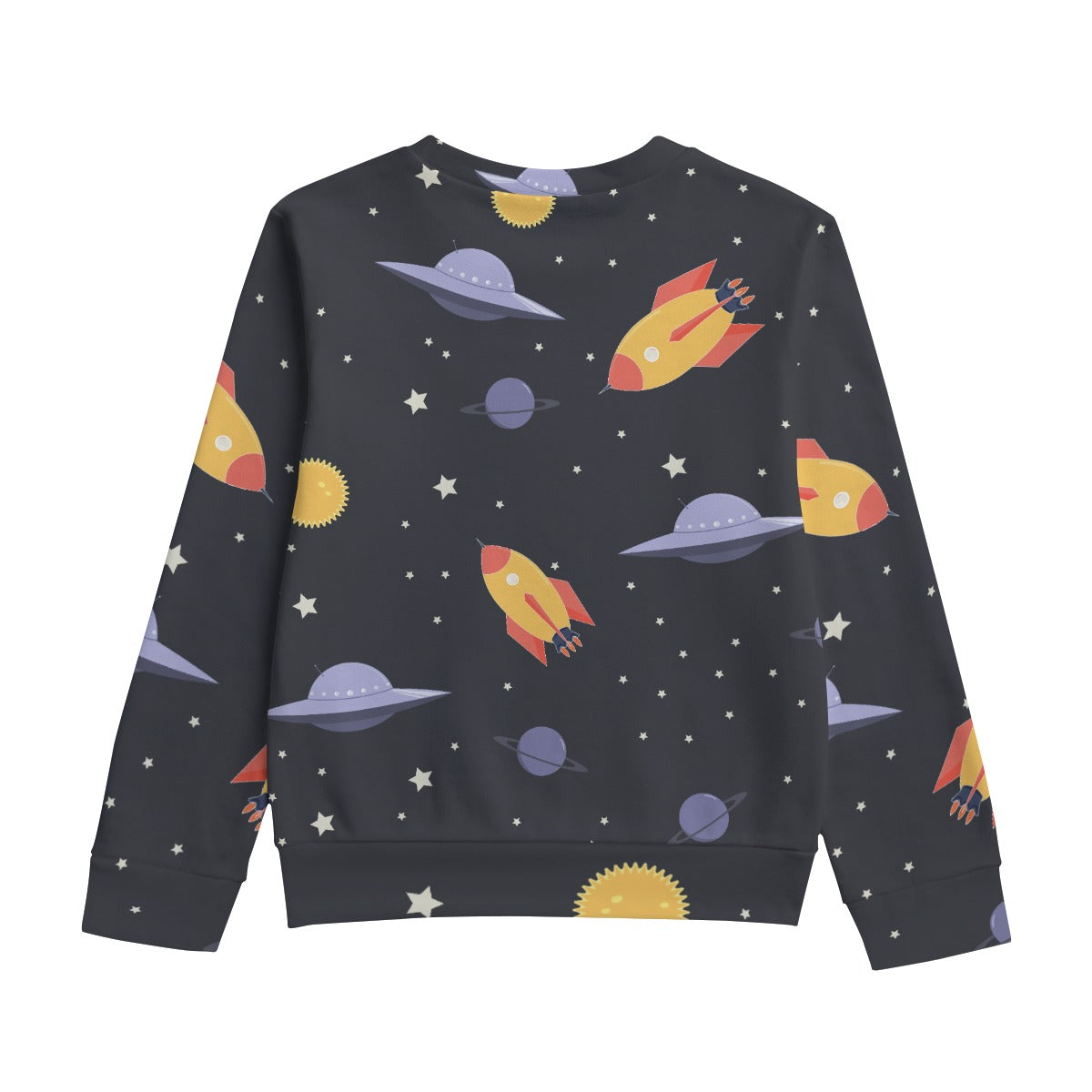 Youth All Over Print Cotton Sweatshirt