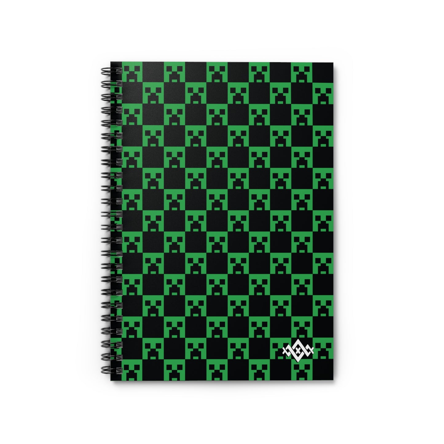 Minecraft Creeper Spiral Notebook