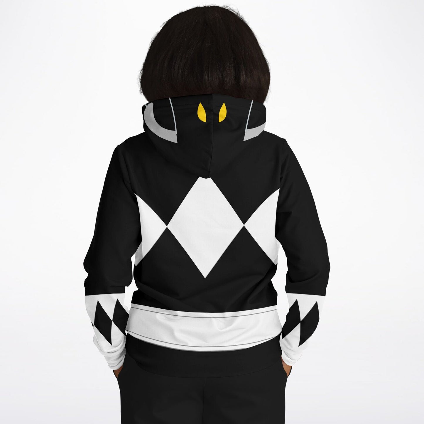 Adult MMPR 'Black Ranger' Pullover Hoodie