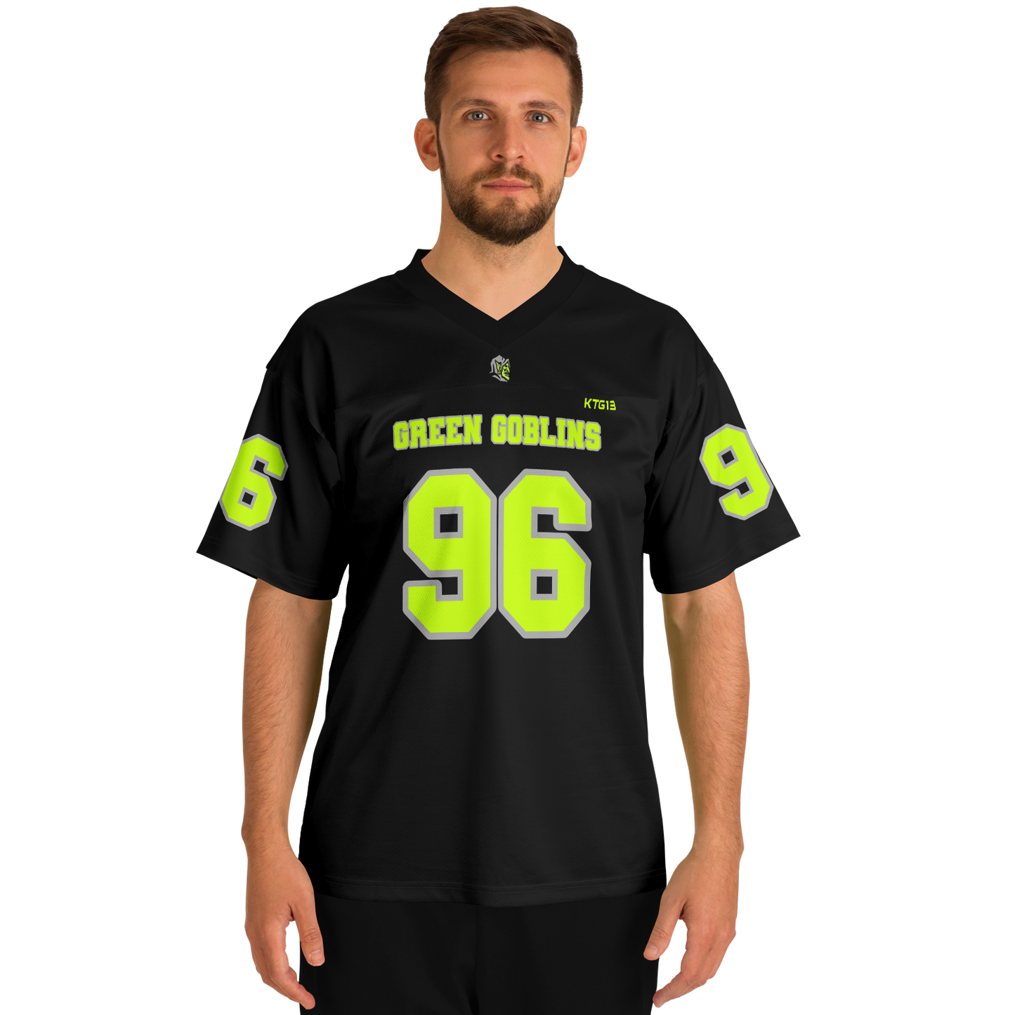 KTG13 TV CUSTOM Green Goblins Football Jersey