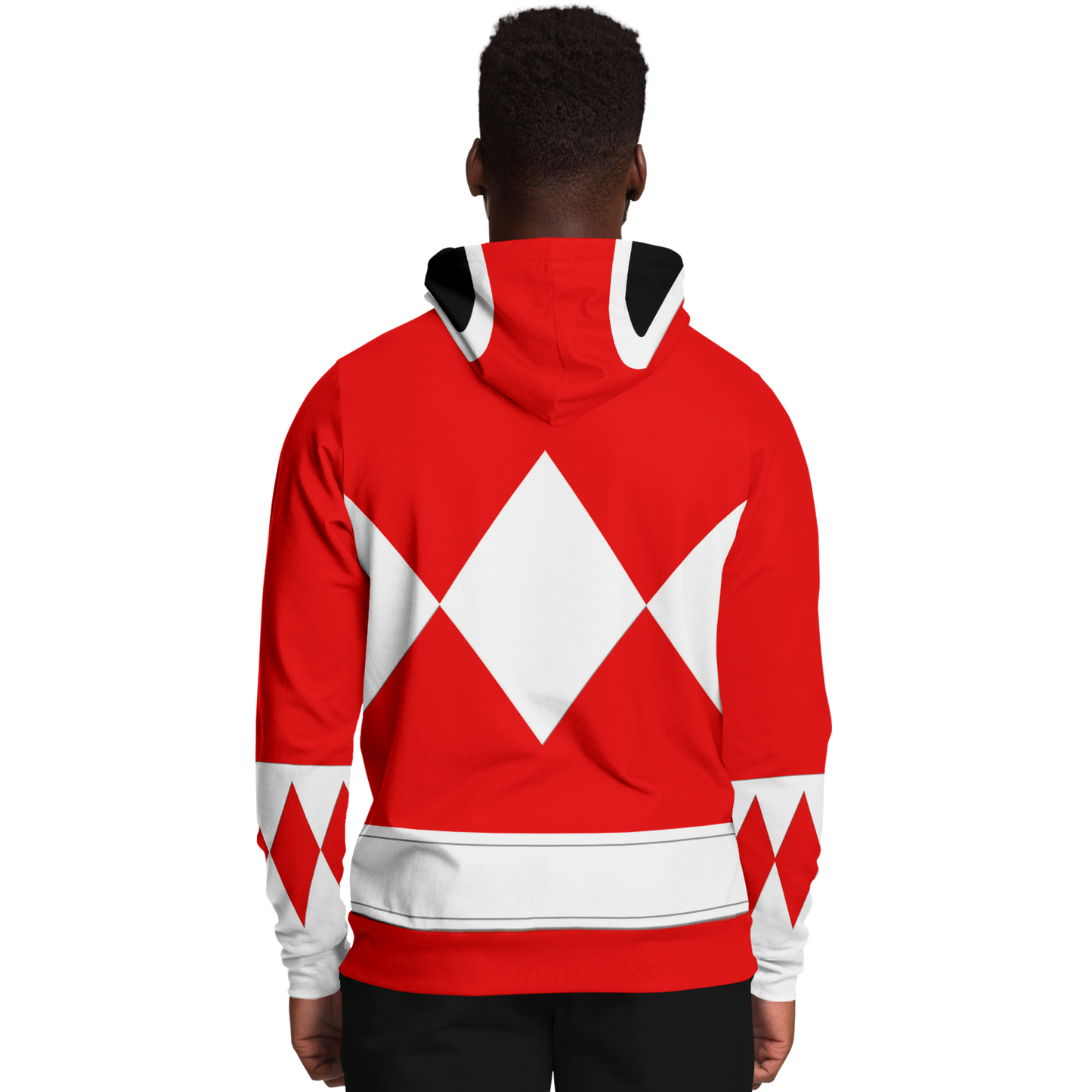 Adult MMPR 'Red Ranger' Pullover Hoodie