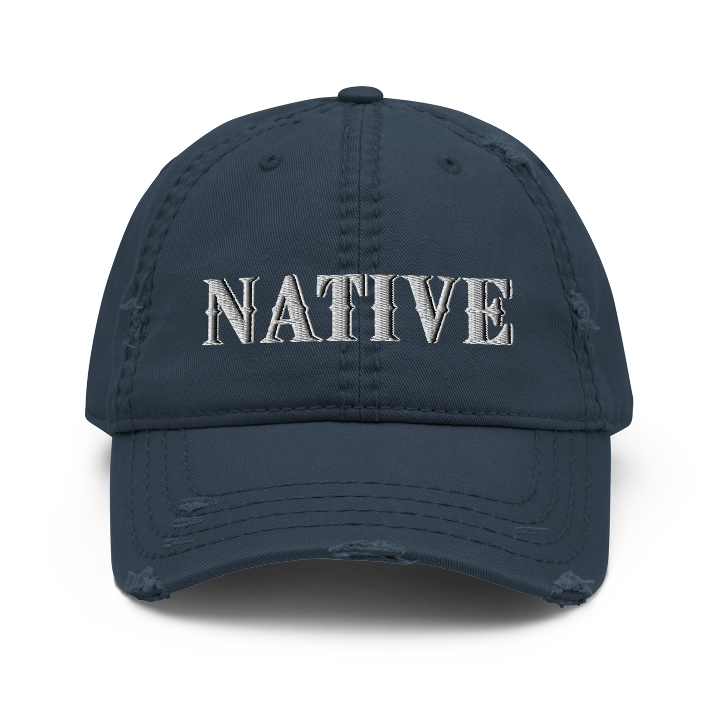 Native Distressed Dad Hat