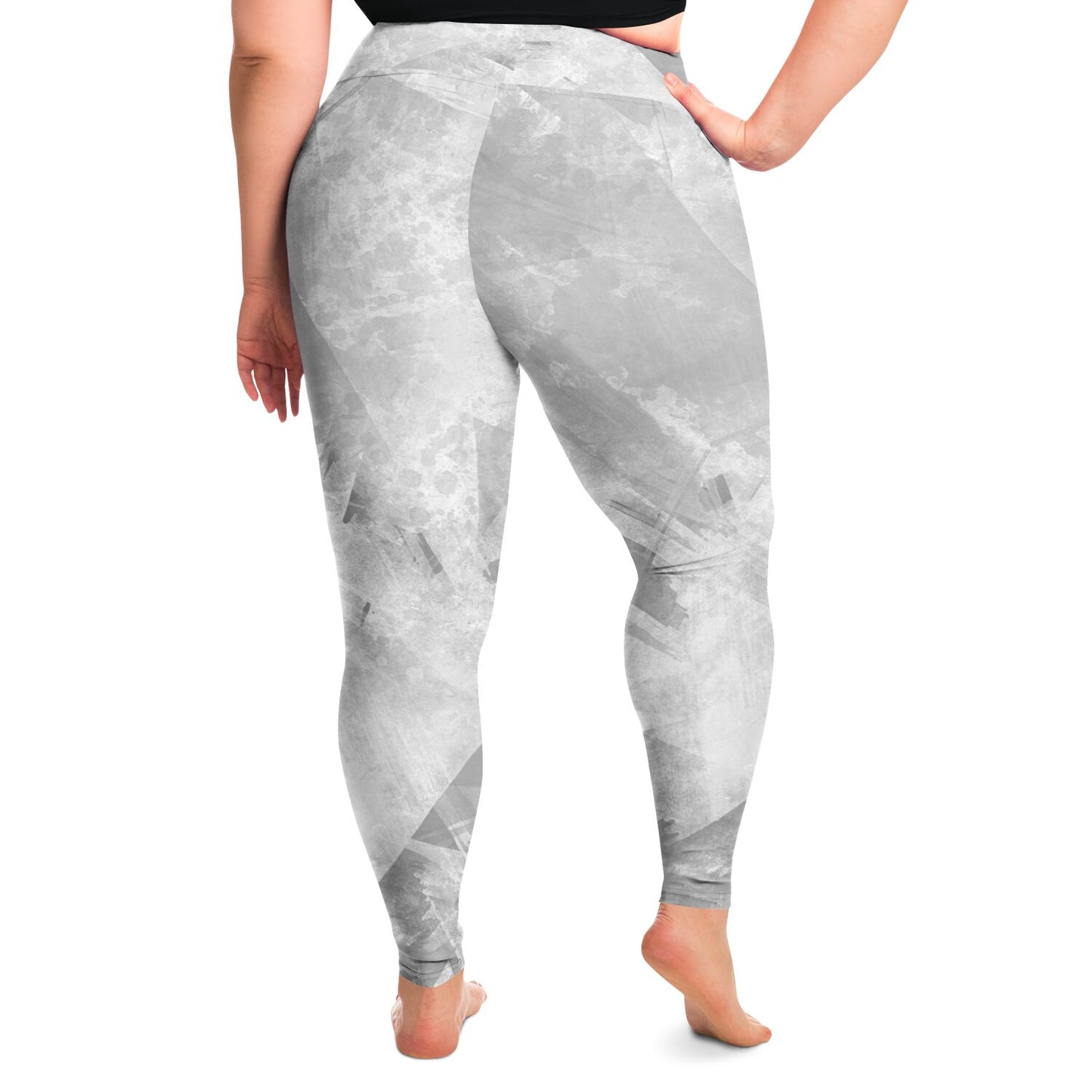 Women's All Over Print Plus-Size Leggings