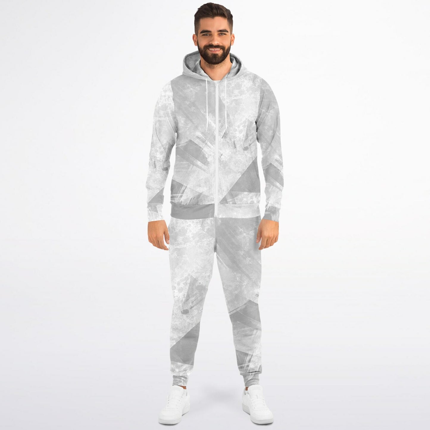 Adult All Over Print Zipped Hoodie & Jogger set