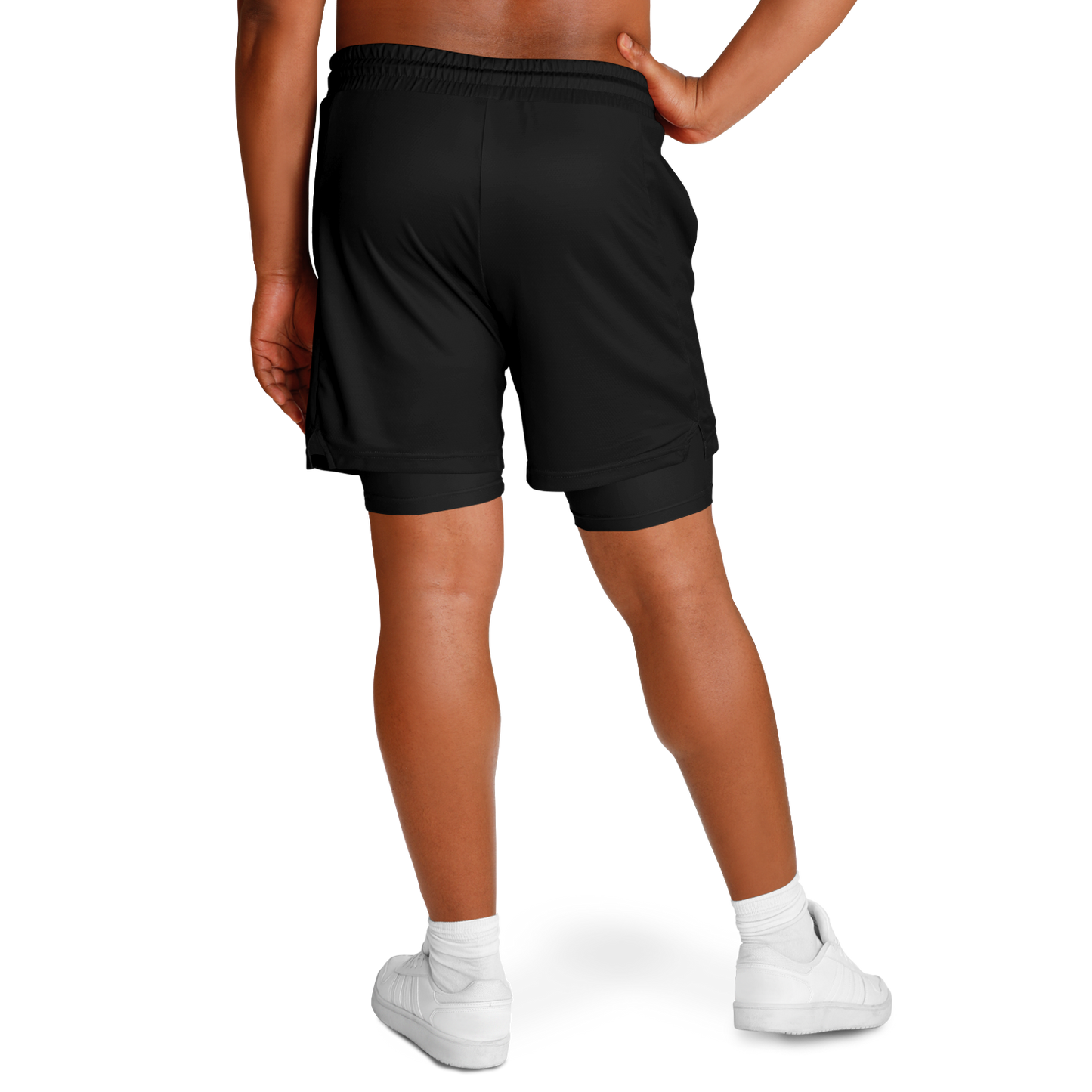 Men's Texas Outlaw Skull and Bones 2-in 1 Shorts