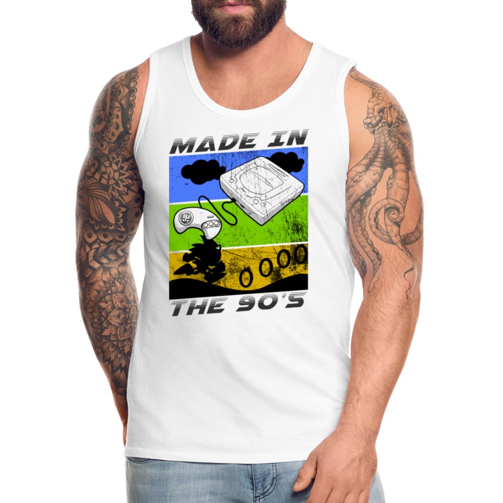 GU 'Made in the 90's' Men’s Premium Tank - white