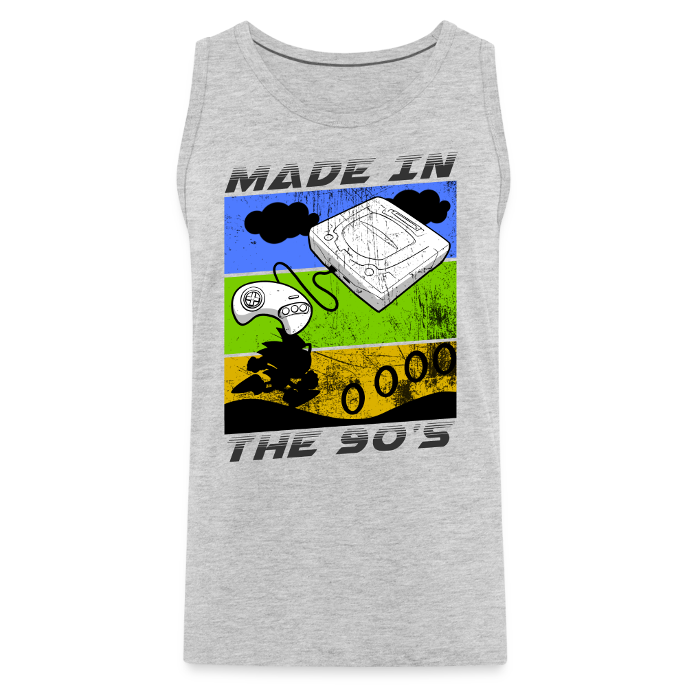 GU 'Made in the 90's' Men’s Premium Tank - heather gray