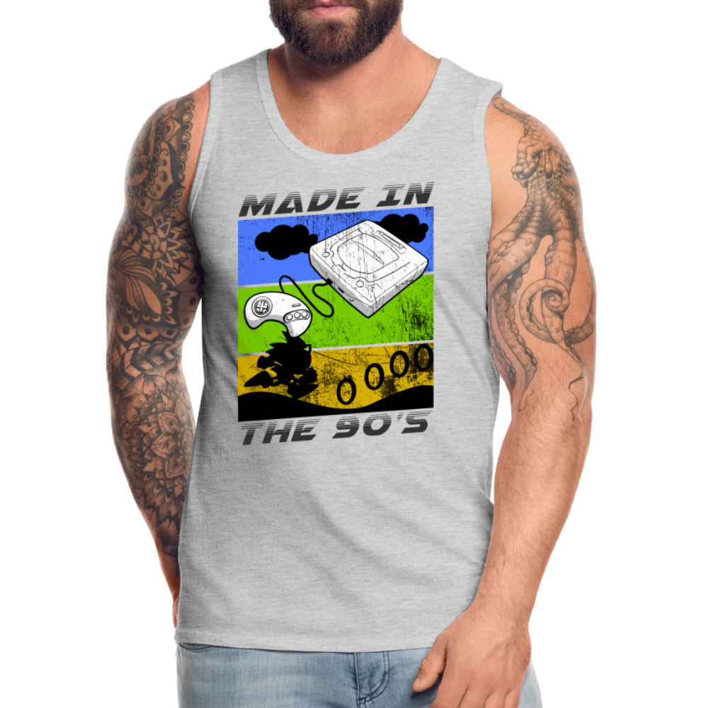 GU 'Made in the 90's' Men’s Premium Tank - heather gray