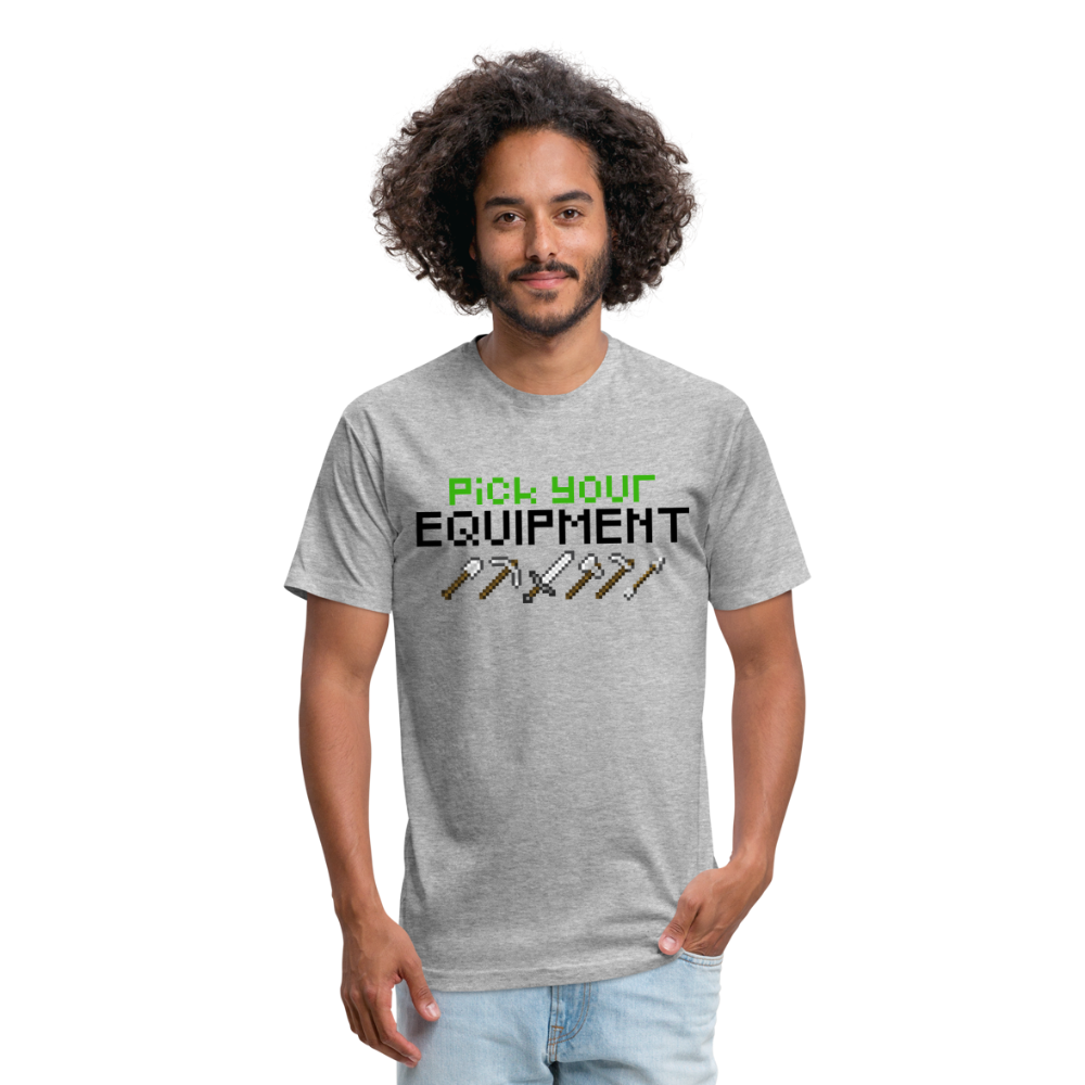GU 'Pick Your Equipment' Fitted T-Shirt - heather gray