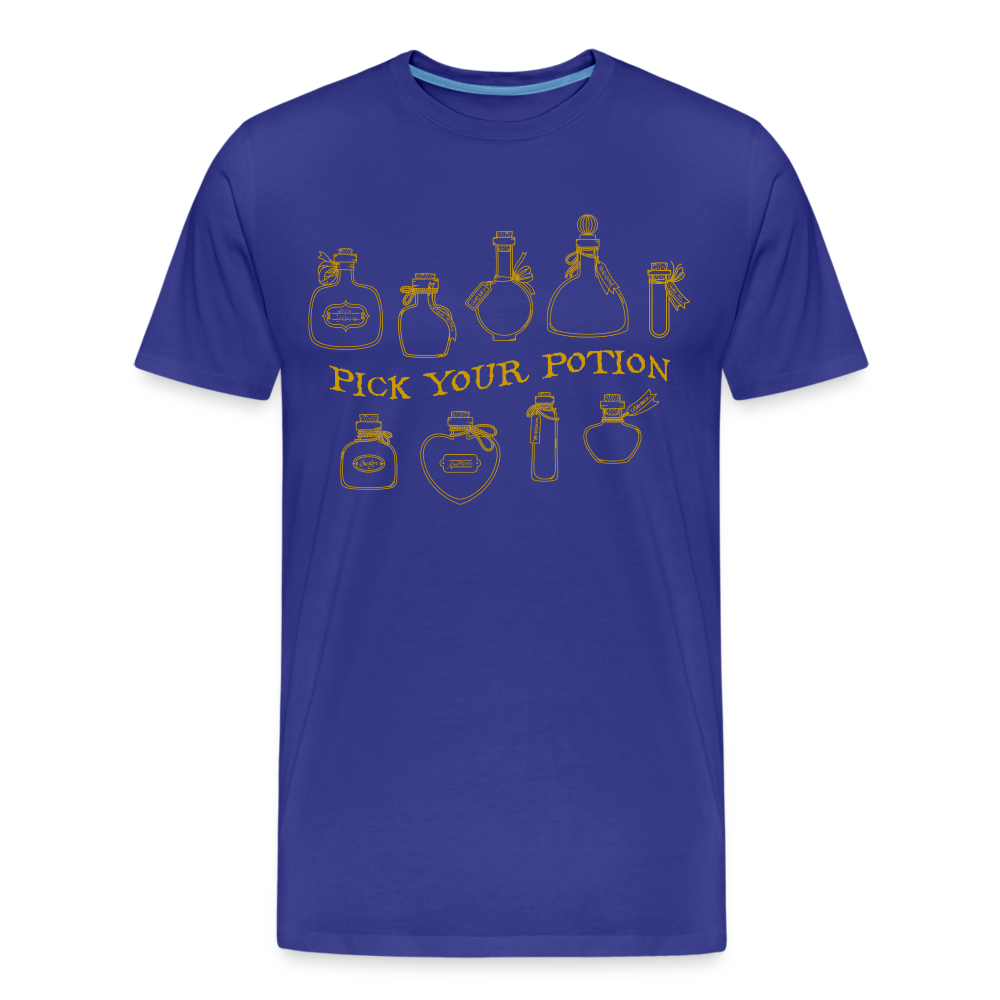 GU 'Potion' Men’s Premium Organic T-Shirt - royal blue
