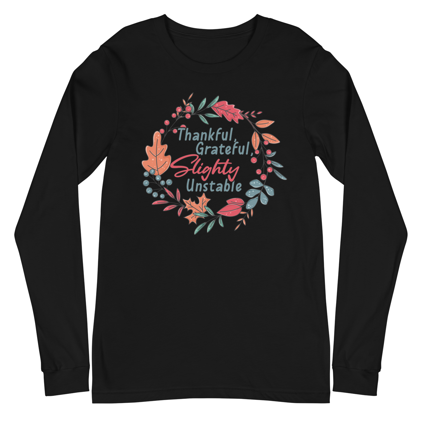 Adult GU 'Thankful and Grateful' Long Sleeve T-Shirt