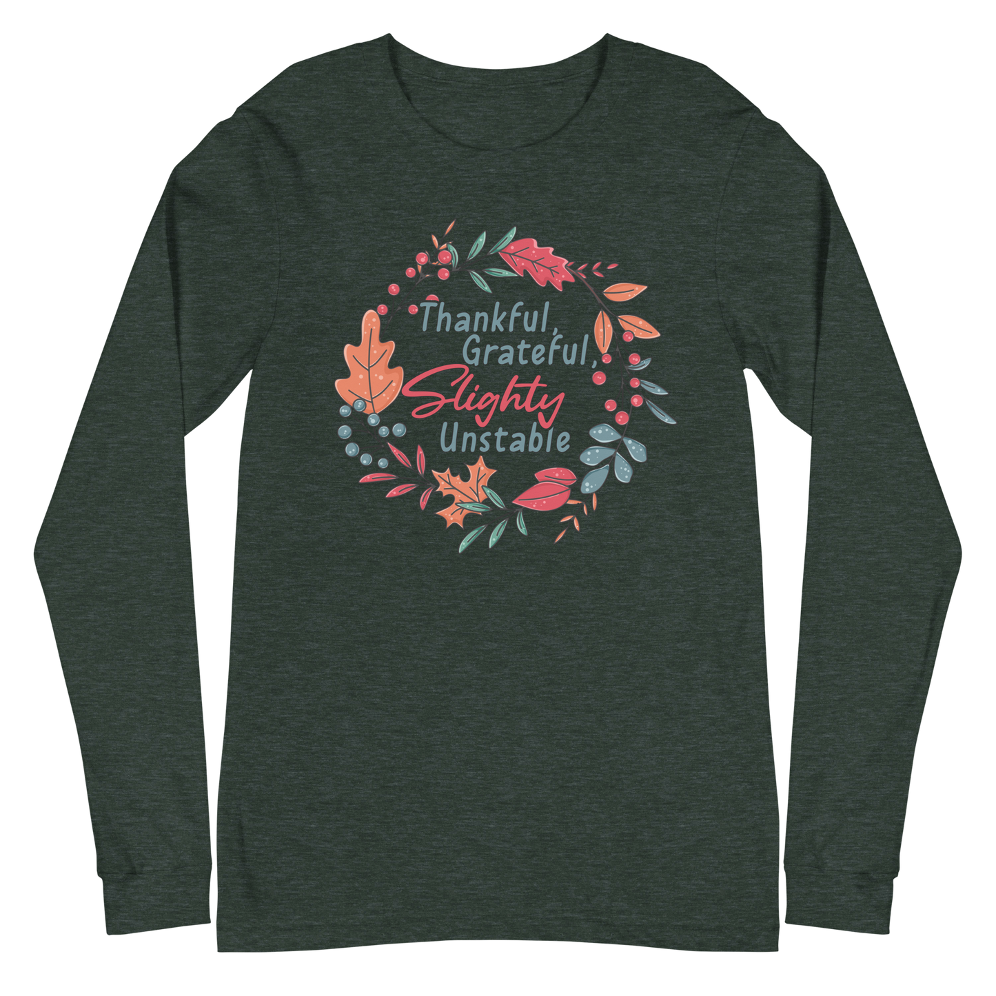 Adult GU 'Thankful and Grateful' Long Sleeve T-Shirt