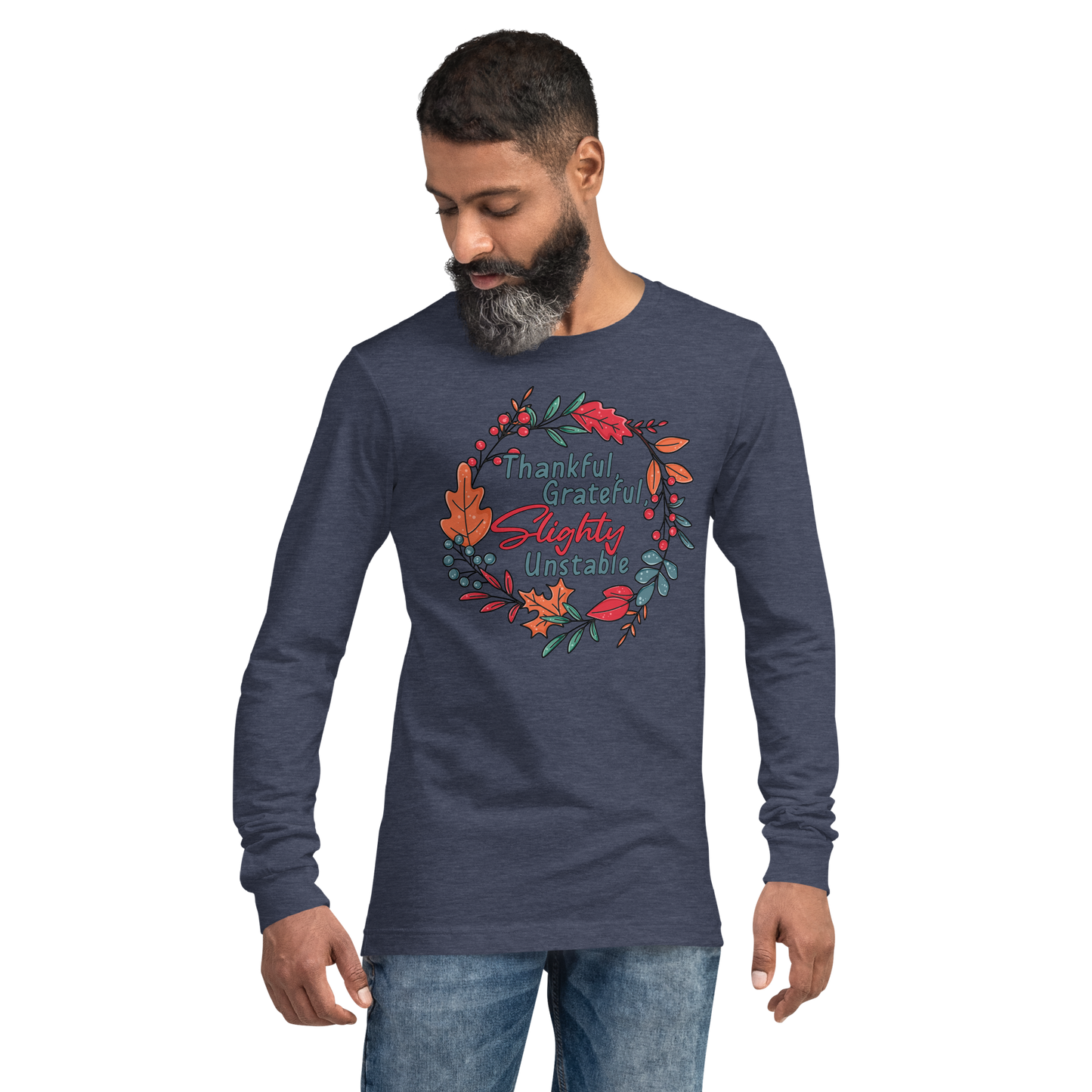 Adult GU 'Thankful and Grateful' Long Sleeve T-Shirt