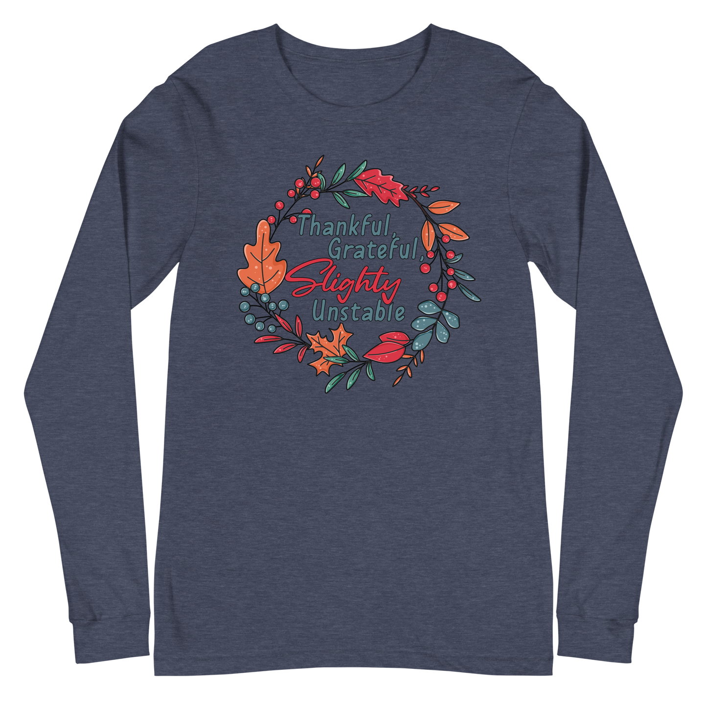 Adult GU 'Thankful and Grateful' Long Sleeve T-Shirt