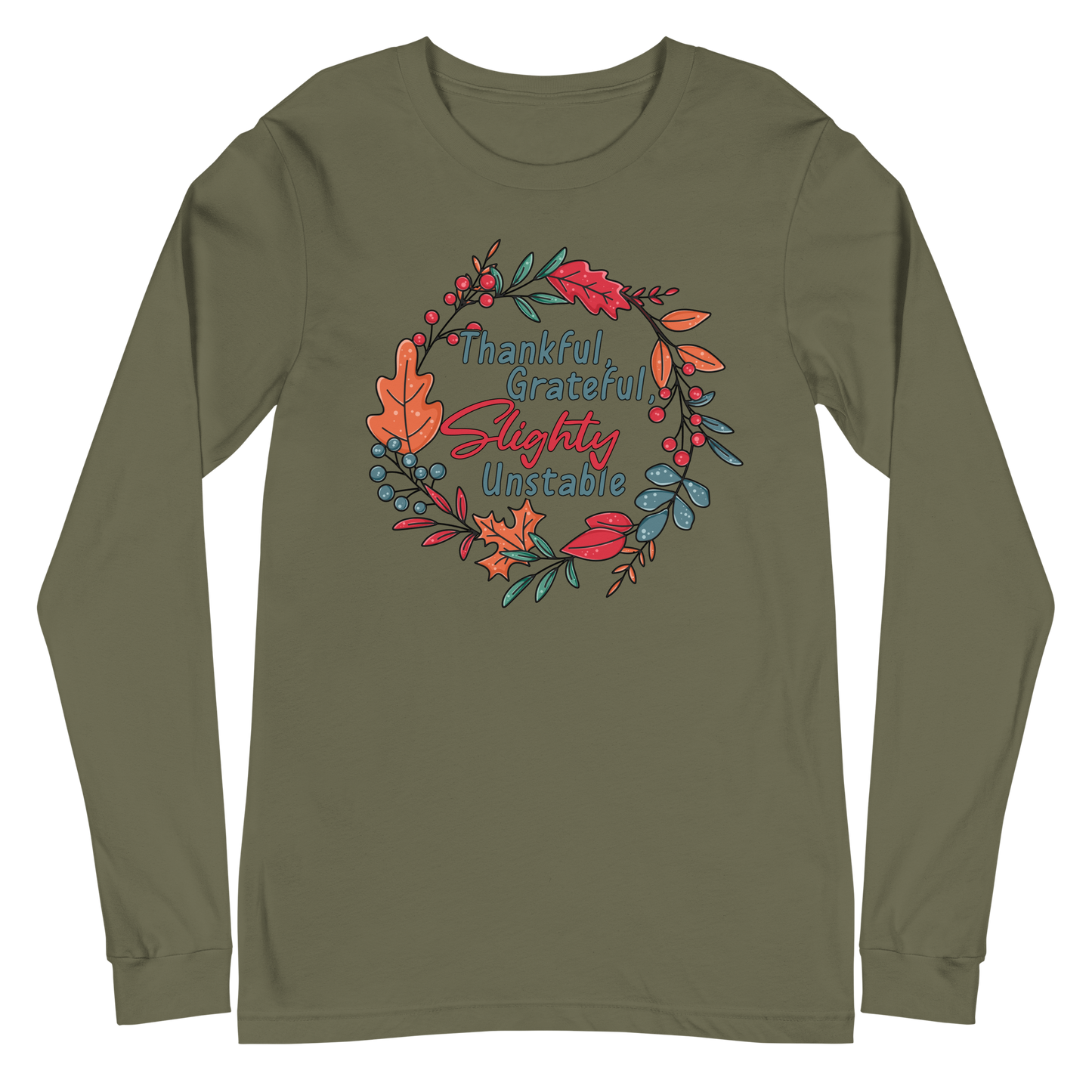 Adult GU 'Thankful and Grateful' Long Sleeve T-Shirt