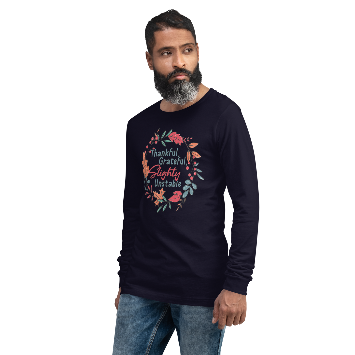 Adult GU 'Thankful and Grateful' Long Sleeve T-Shirt
