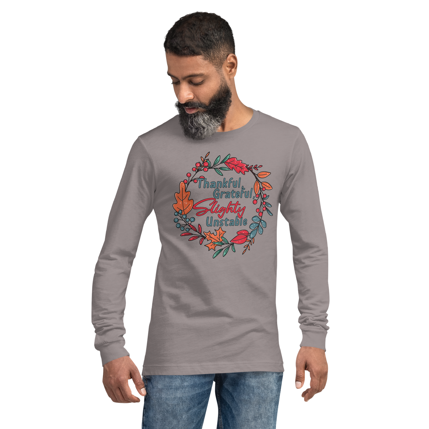 Adult GU 'Thankful and Grateful' Long Sleeve T-Shirt
