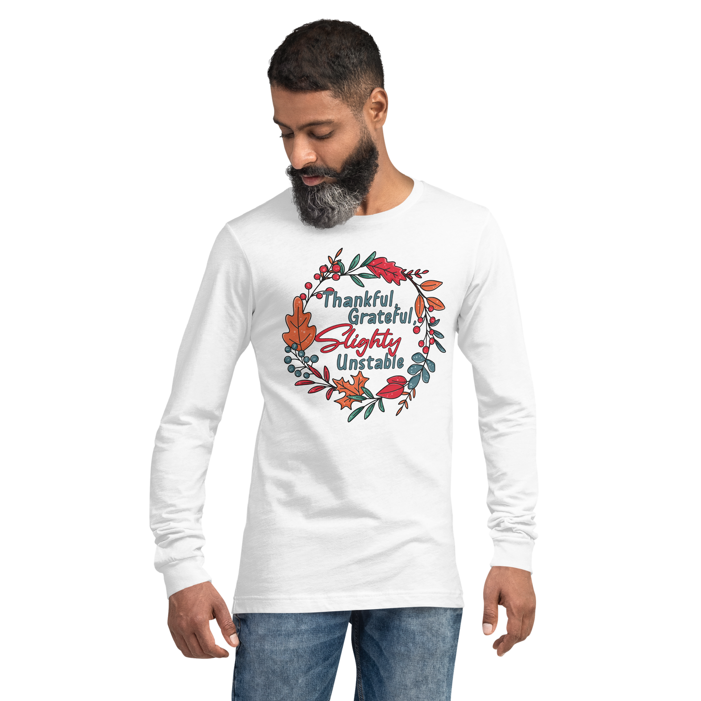Adult GU 'Thankful and Grateful' Long Sleeve T-Shirt