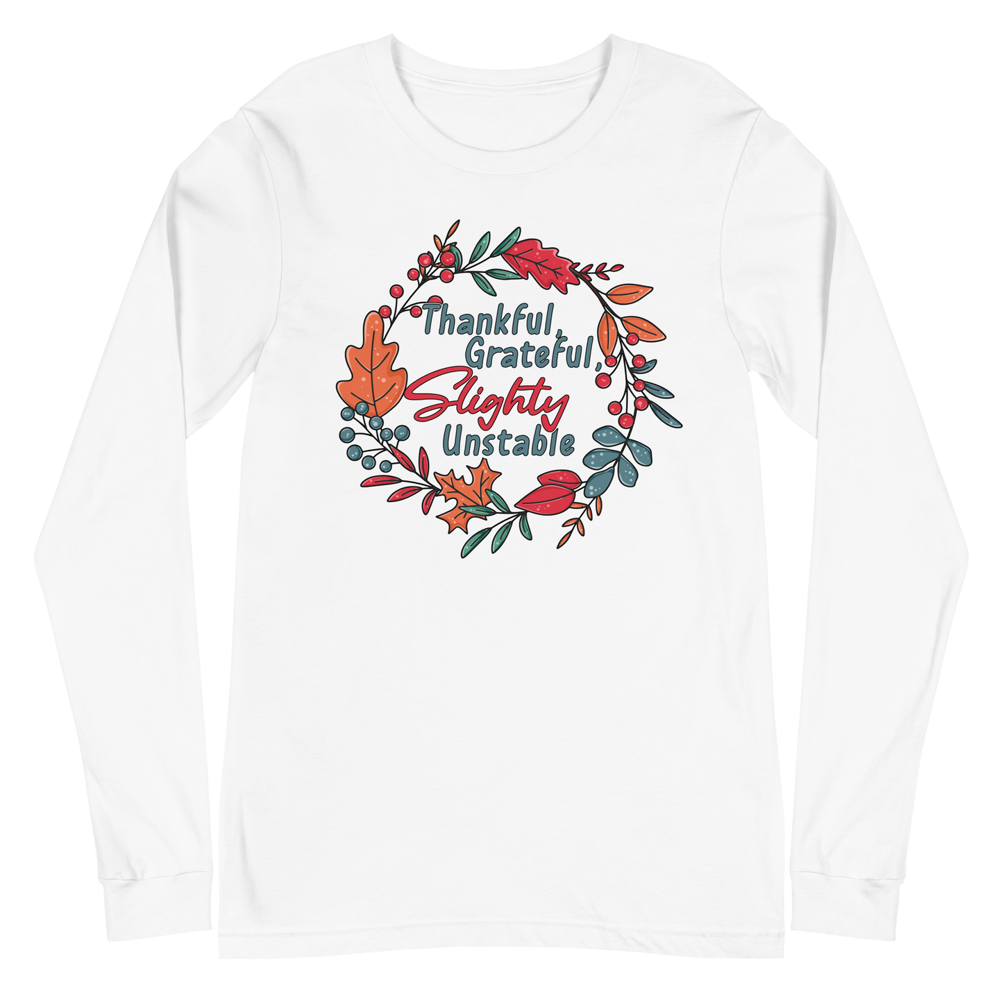 Adult GU 'Thankful and Grateful' Long Sleeve T-Shirt