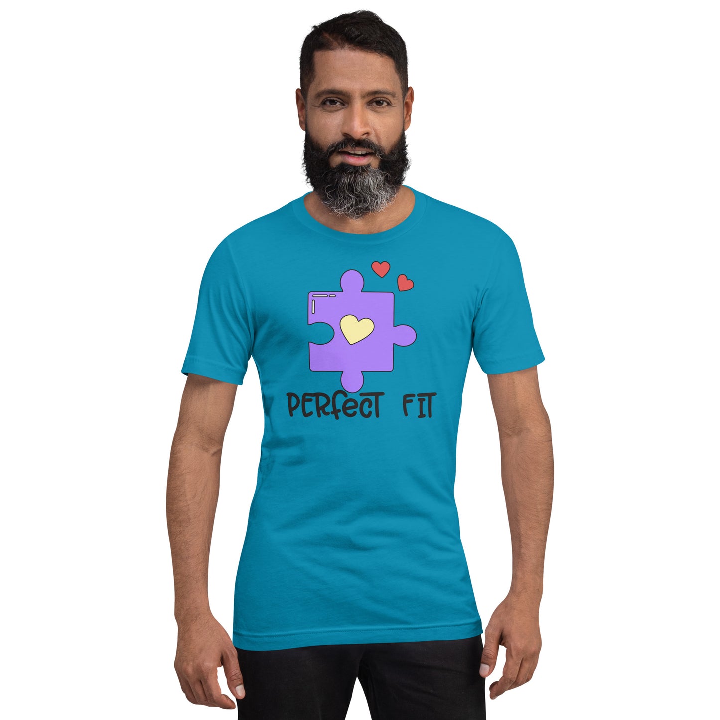 Adult 'Perfect Fit Purple Piece' Staple T-shirt