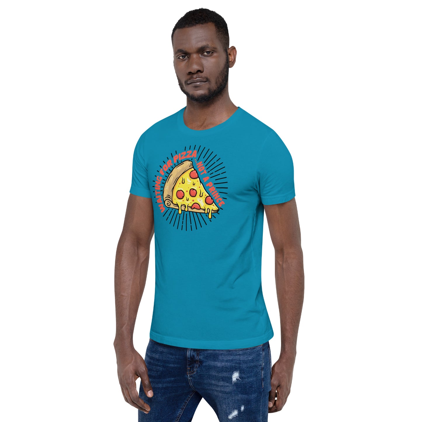 Adult 'Waiting for Pizza' Staple T-shirt