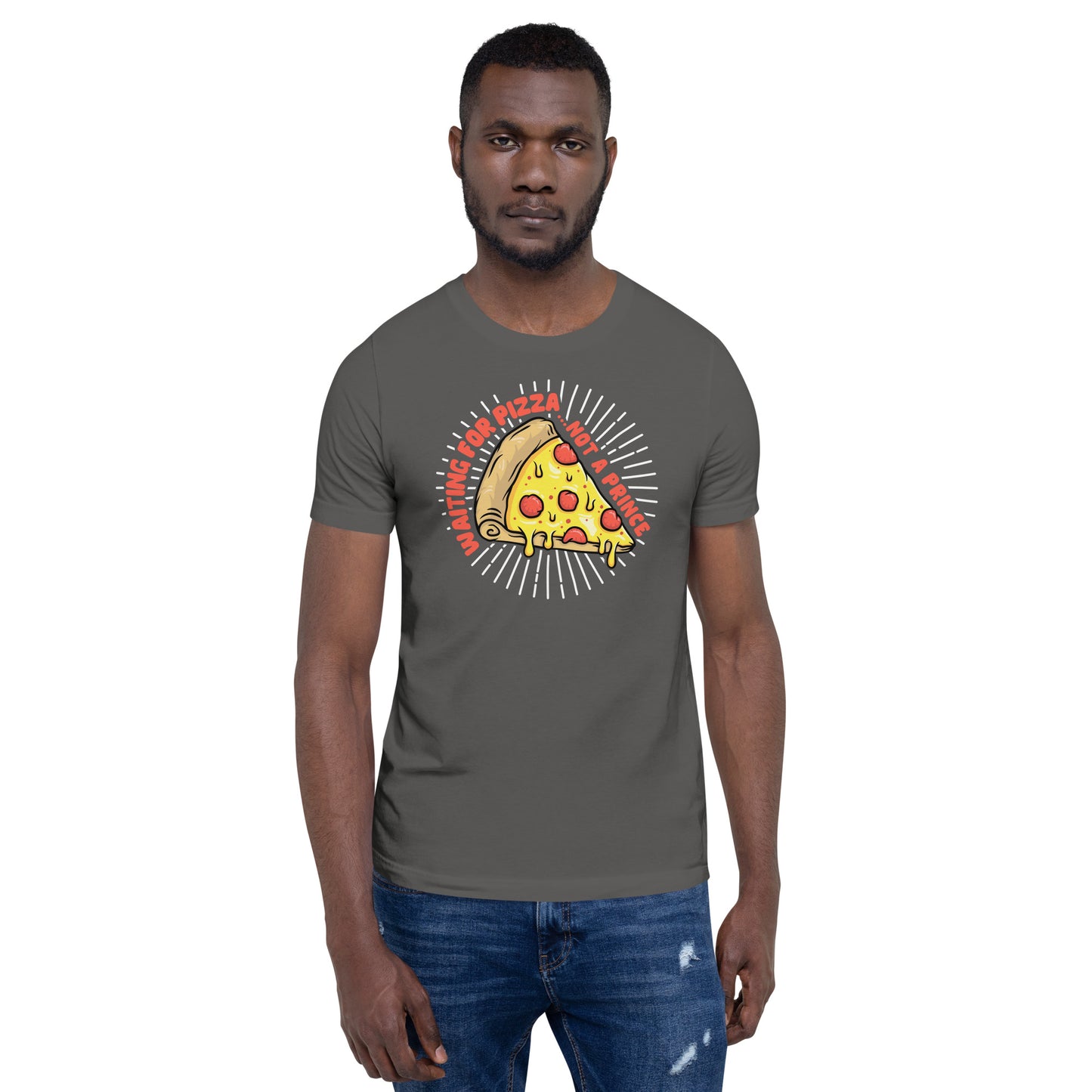 Adult 'Waiting for Pizza' Staple T-shirt