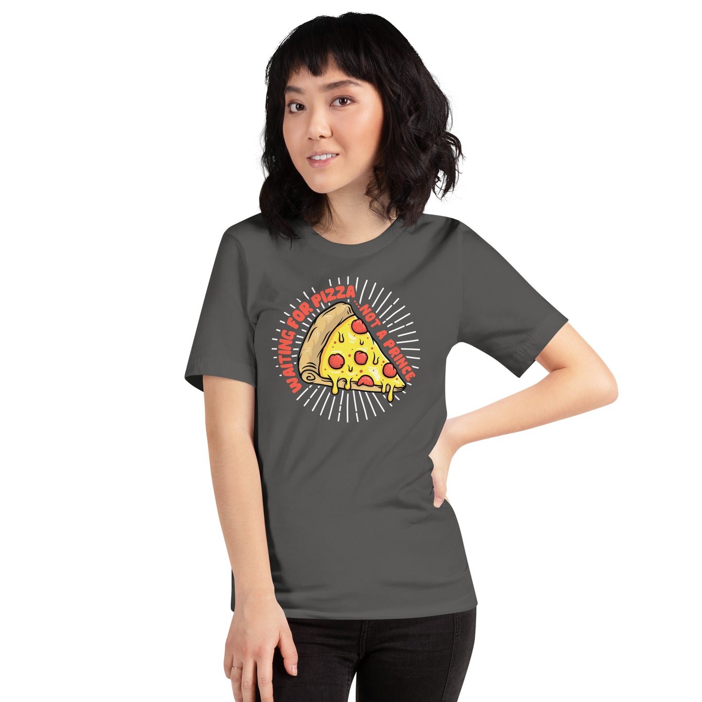 Adult 'Waiting for Pizza' Staple T-shirt
