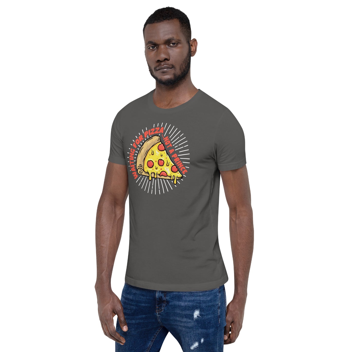 Adult 'Waiting for Pizza' Staple T-shirt