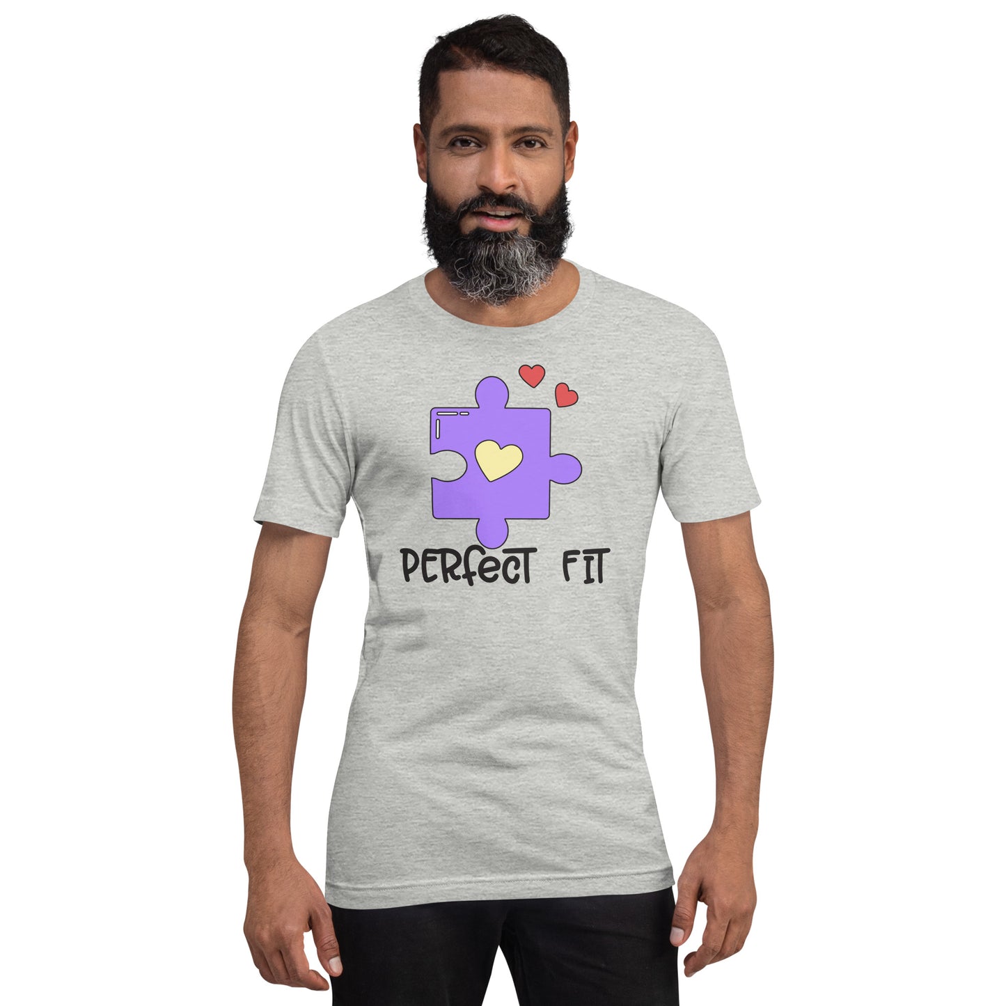 Adult 'Perfect Fit Purple Piece' Staple T-shirt