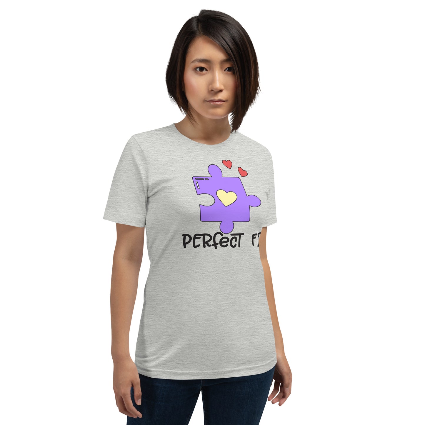 Adult 'Perfect Fit Purple Piece' Staple T-shirt
