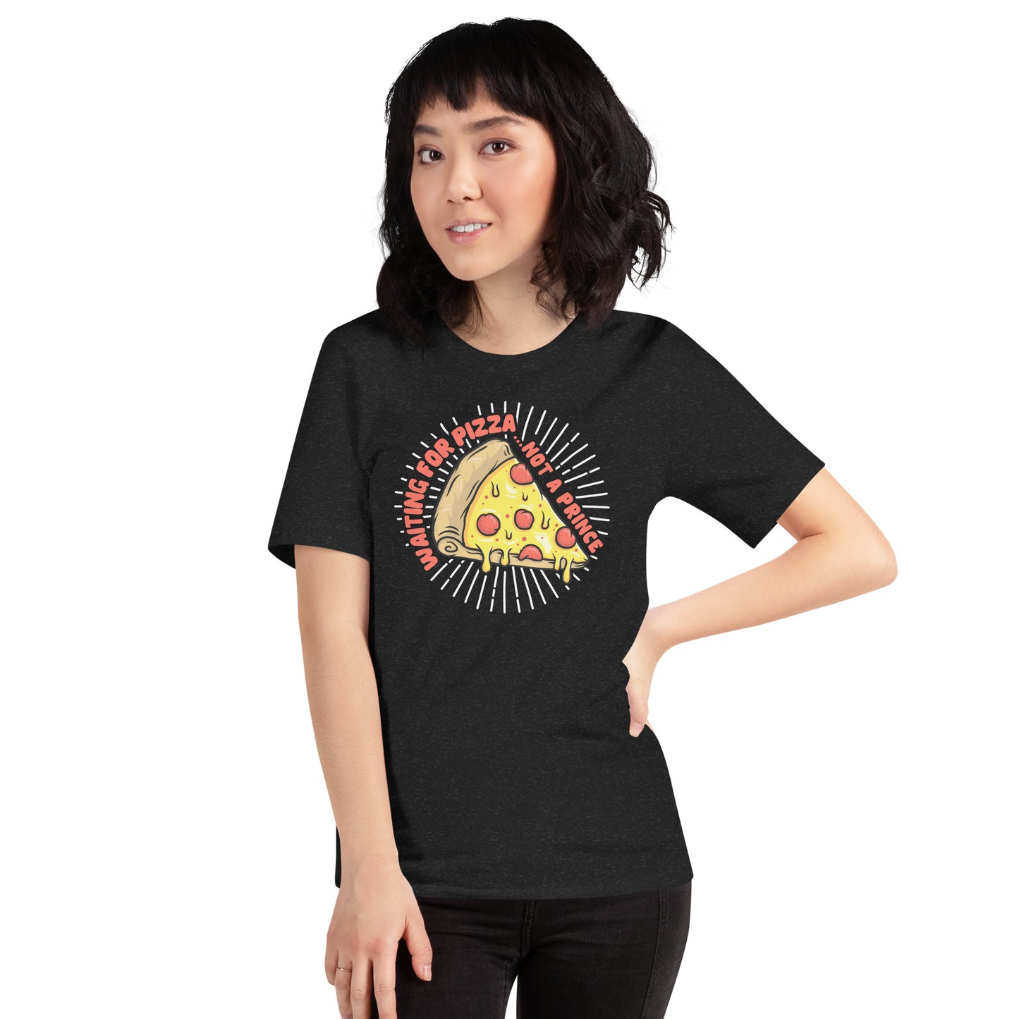 Adult 'Waiting for Pizza' Staple T-shirt