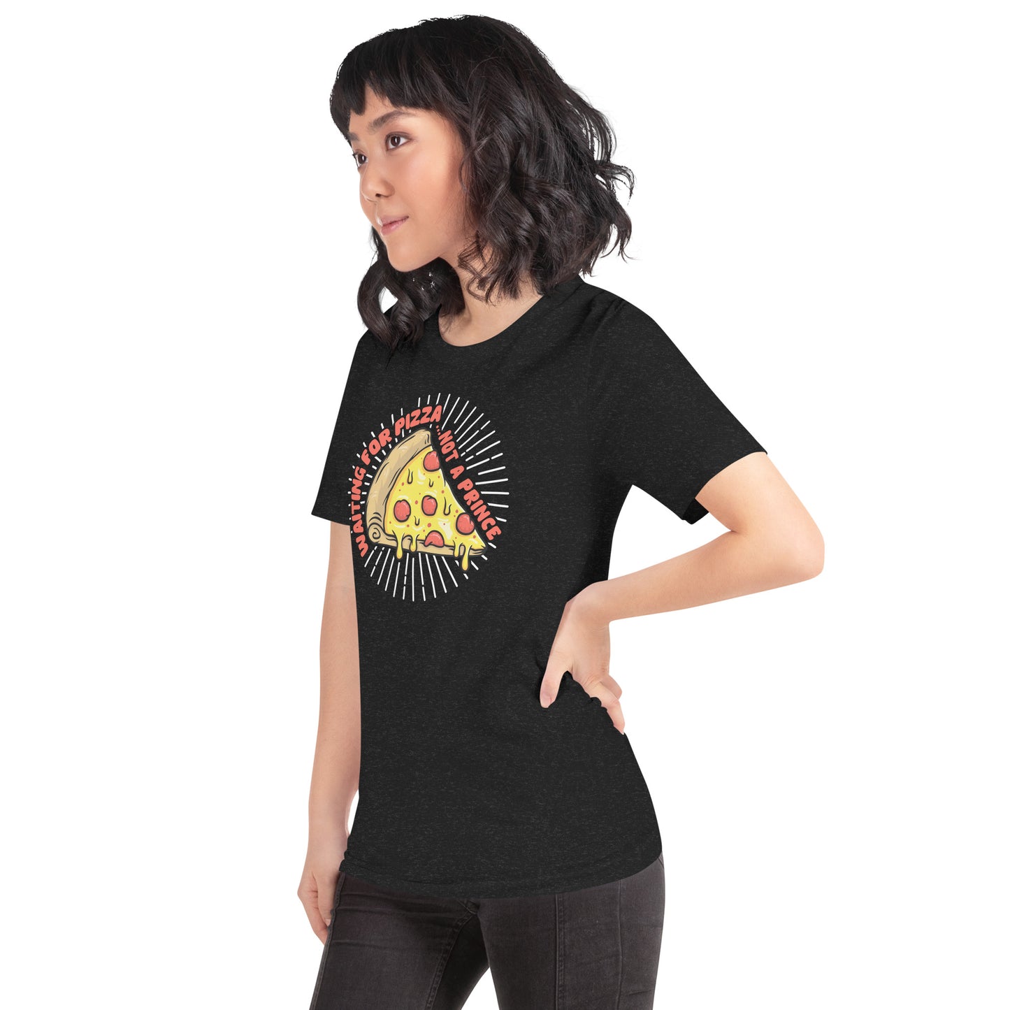 Adult 'Waiting for Pizza' Staple T-shirt