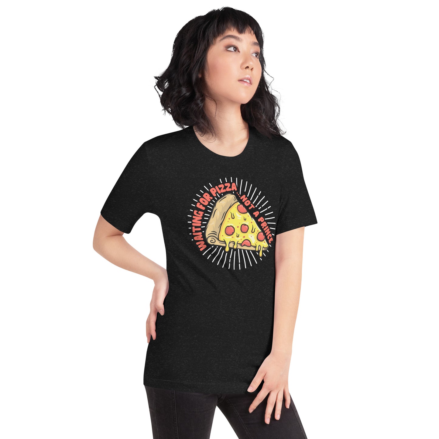 Adult 'Waiting for Pizza' Staple T-shirt