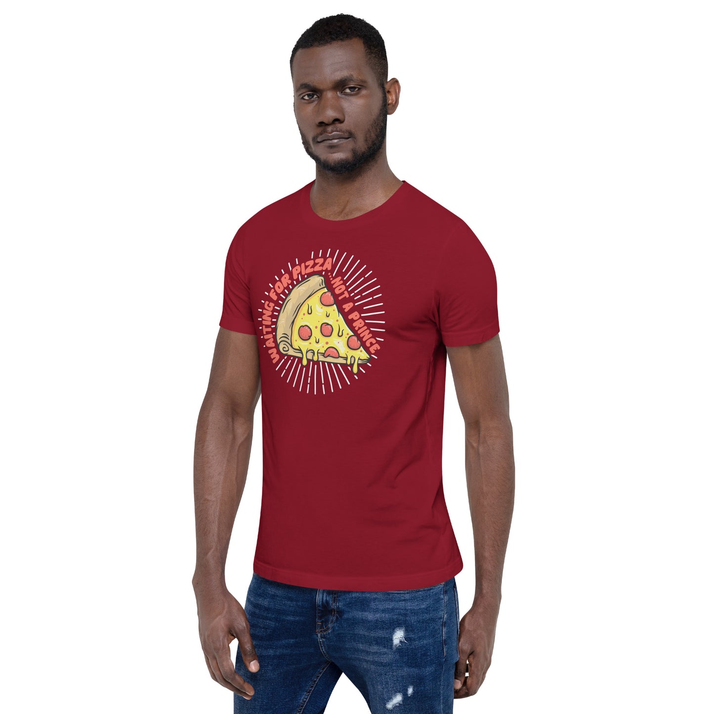 Adult 'Waiting for Pizza' Staple T-shirt