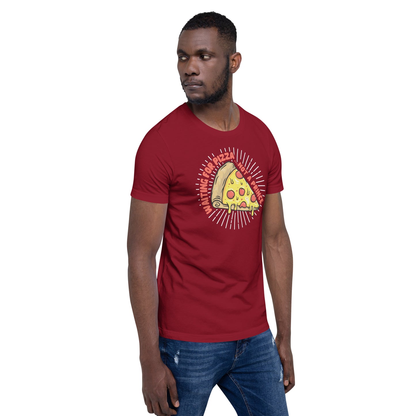 Adult 'Waiting for Pizza' Staple T-shirt