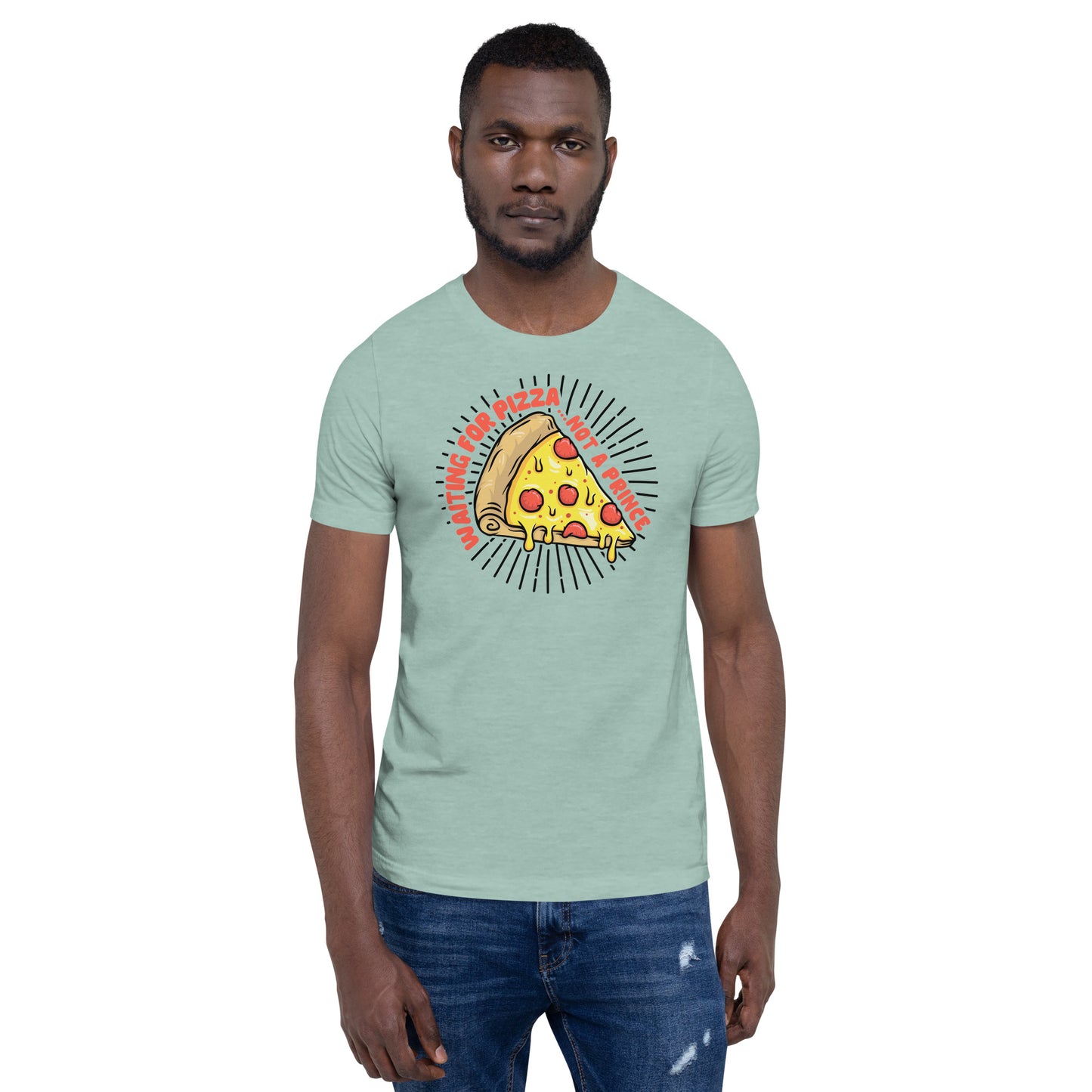 Adult 'Waiting for Pizza' Staple T-shirt
