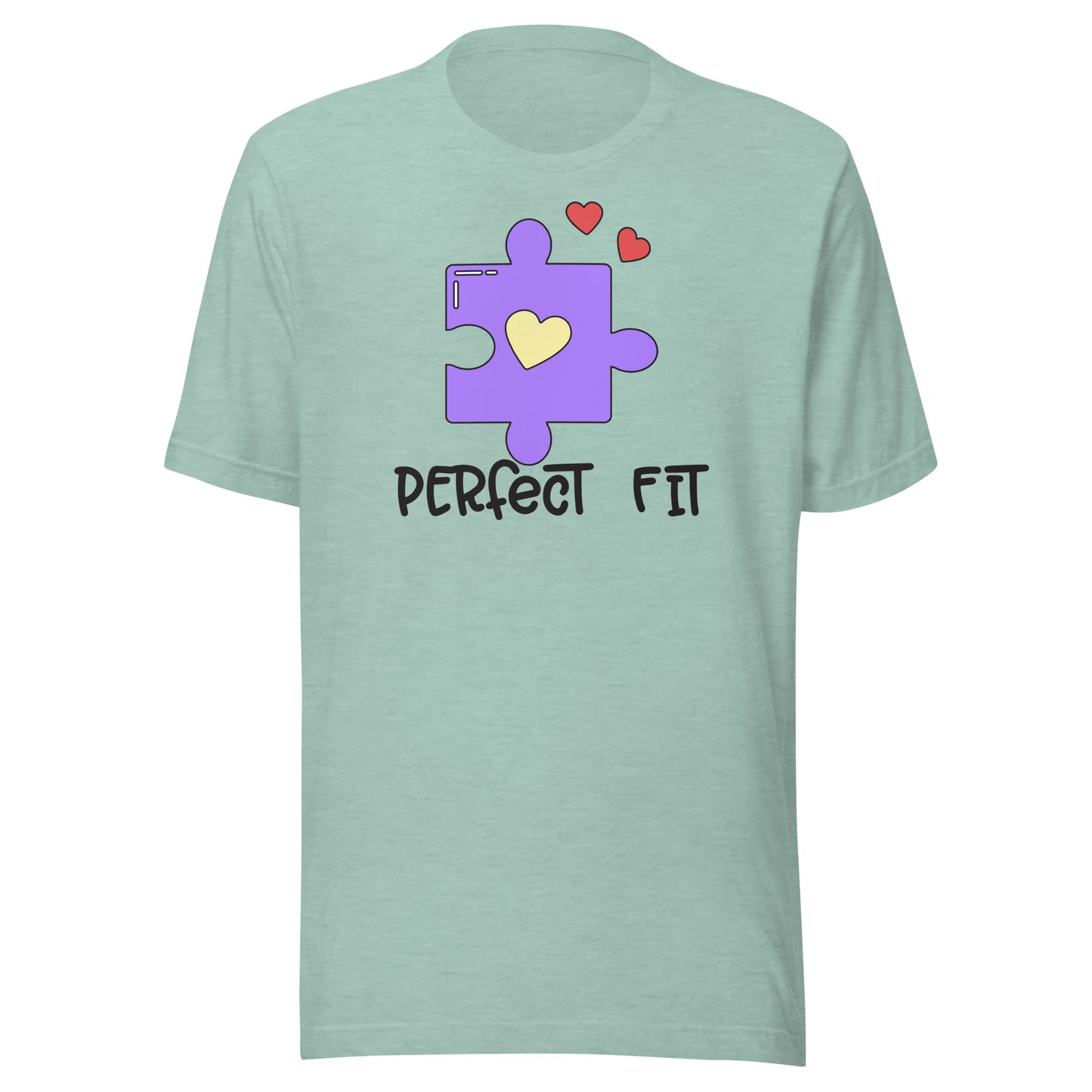 Adult 'Perfect Fit Purple Piece' Staple T-shirt