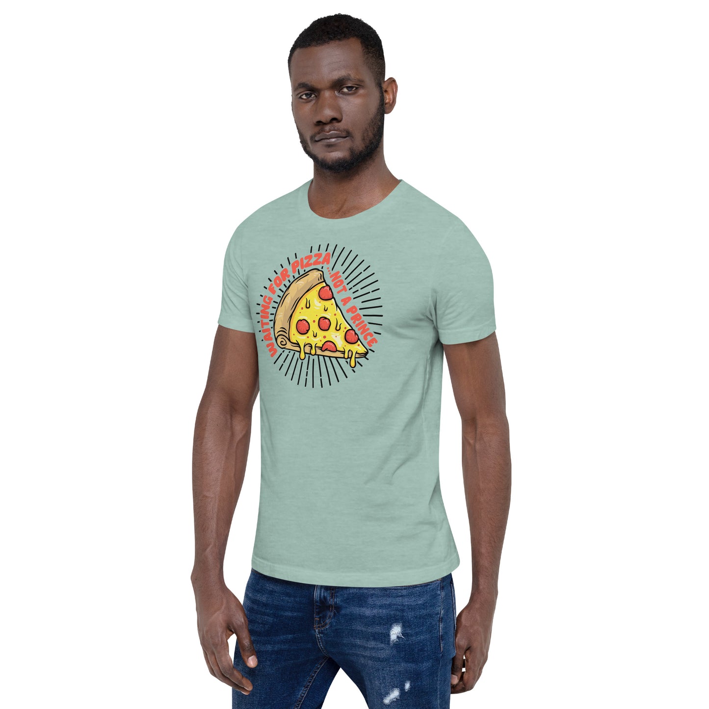 Adult 'Waiting for Pizza' Staple T-shirt
