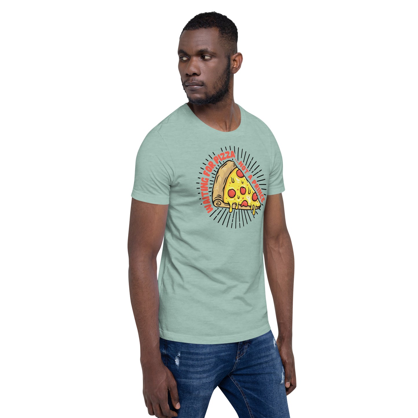 Adult 'Waiting for Pizza' Staple T-shirt
