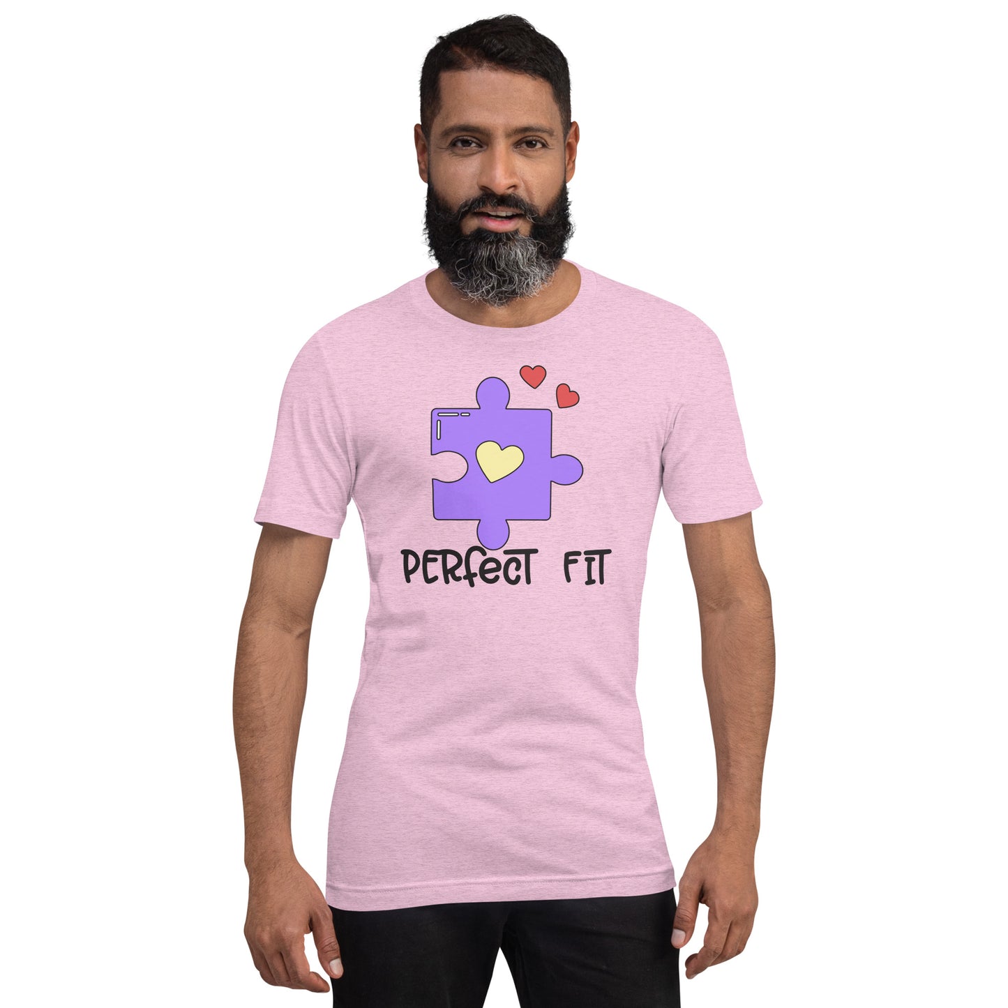 Adult 'Perfect Fit Purple Piece' Staple T-shirt