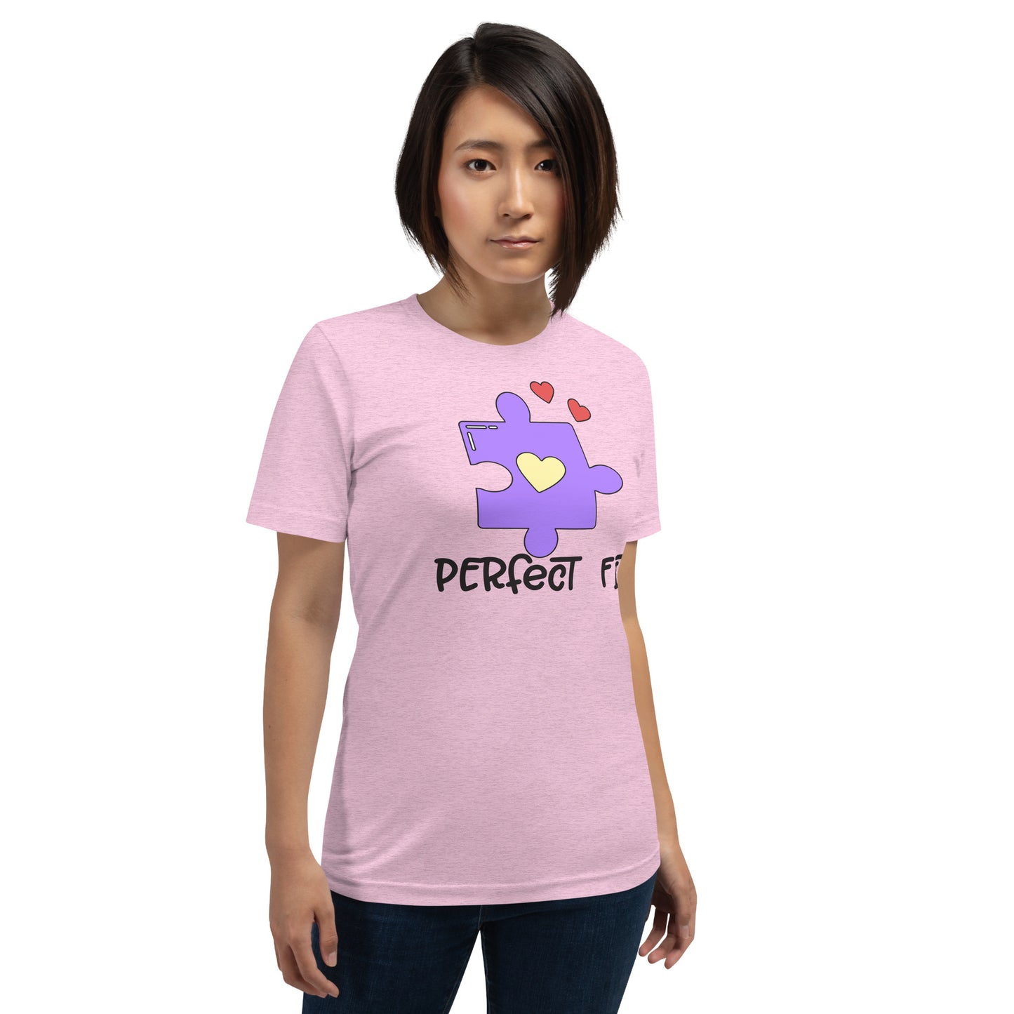 Adult 'Perfect Fit Purple Piece' Staple T-shirt