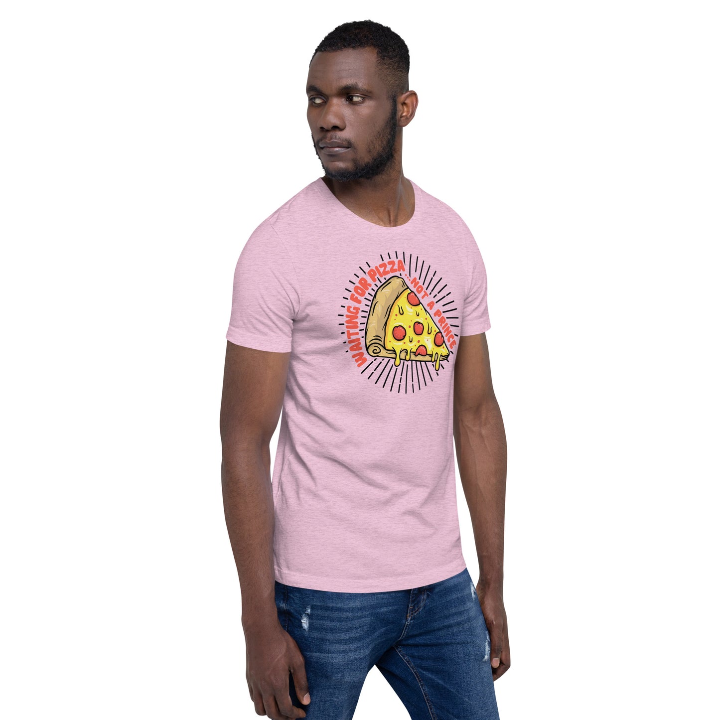Adult 'Waiting for Pizza' Staple T-shirt