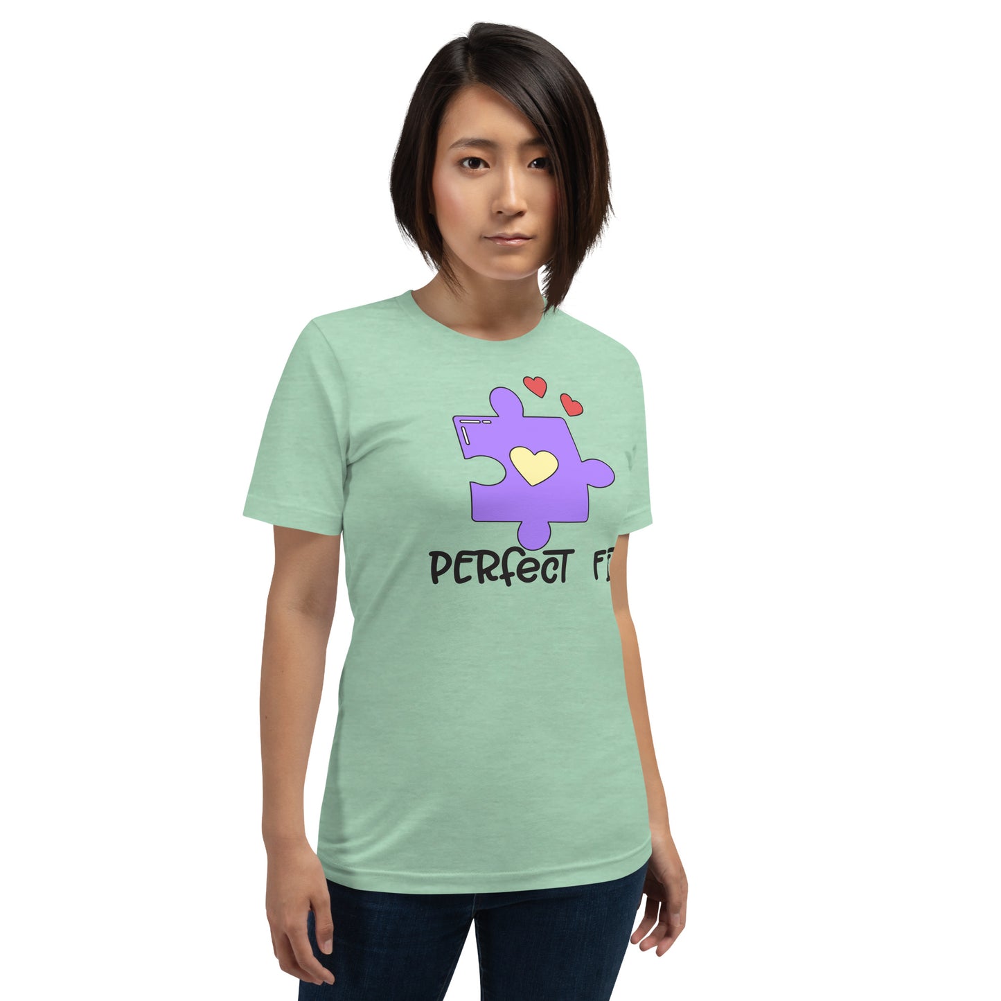 Adult 'Perfect Fit Purple Piece' Staple T-shirt