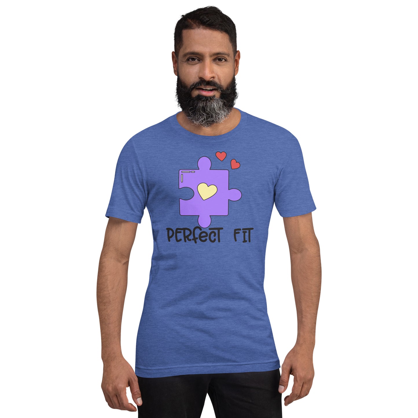 Adult 'Perfect Fit Purple Piece' Staple T-shirt