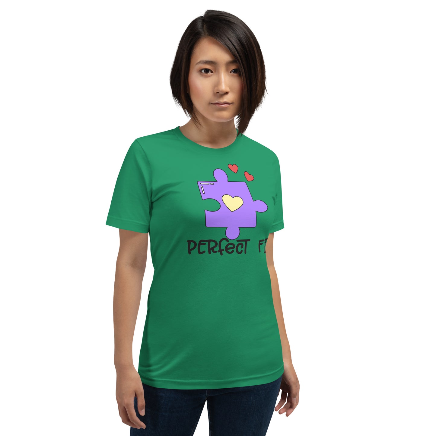 Adult 'Perfect Fit Purple Piece' Staple T-shirt