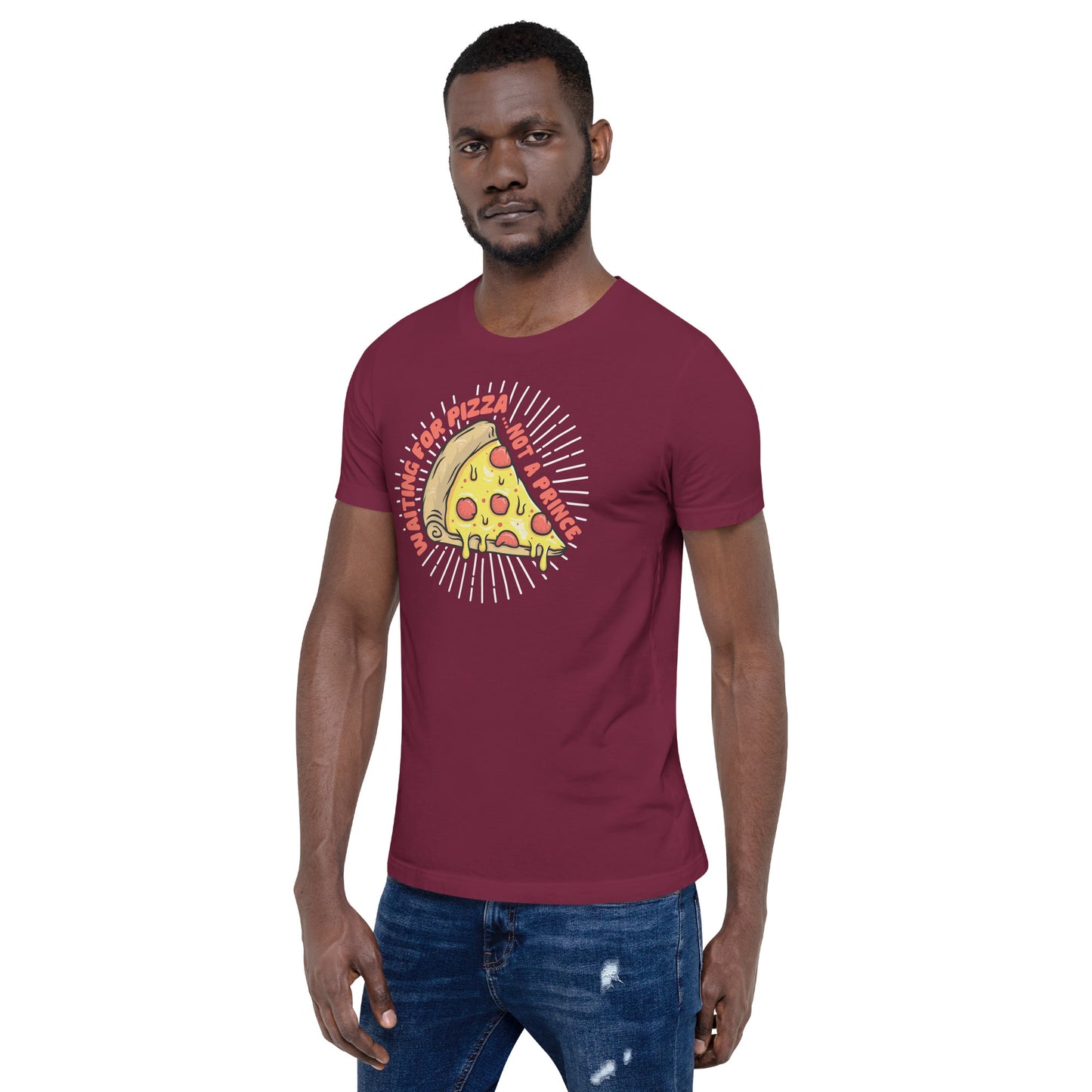 Adult 'Waiting for Pizza' Staple T-shirt