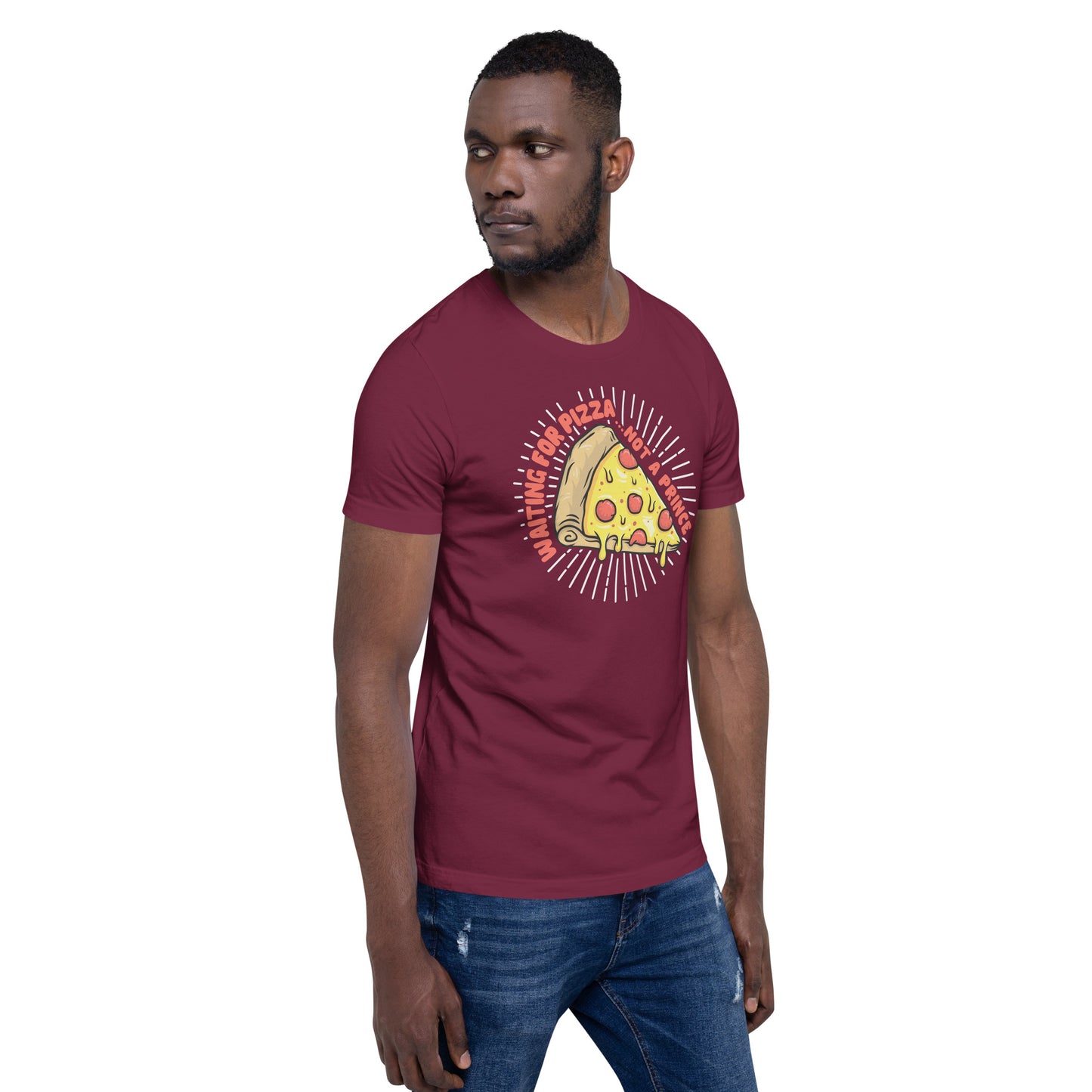 Adult 'Waiting for Pizza' Staple T-shirt
